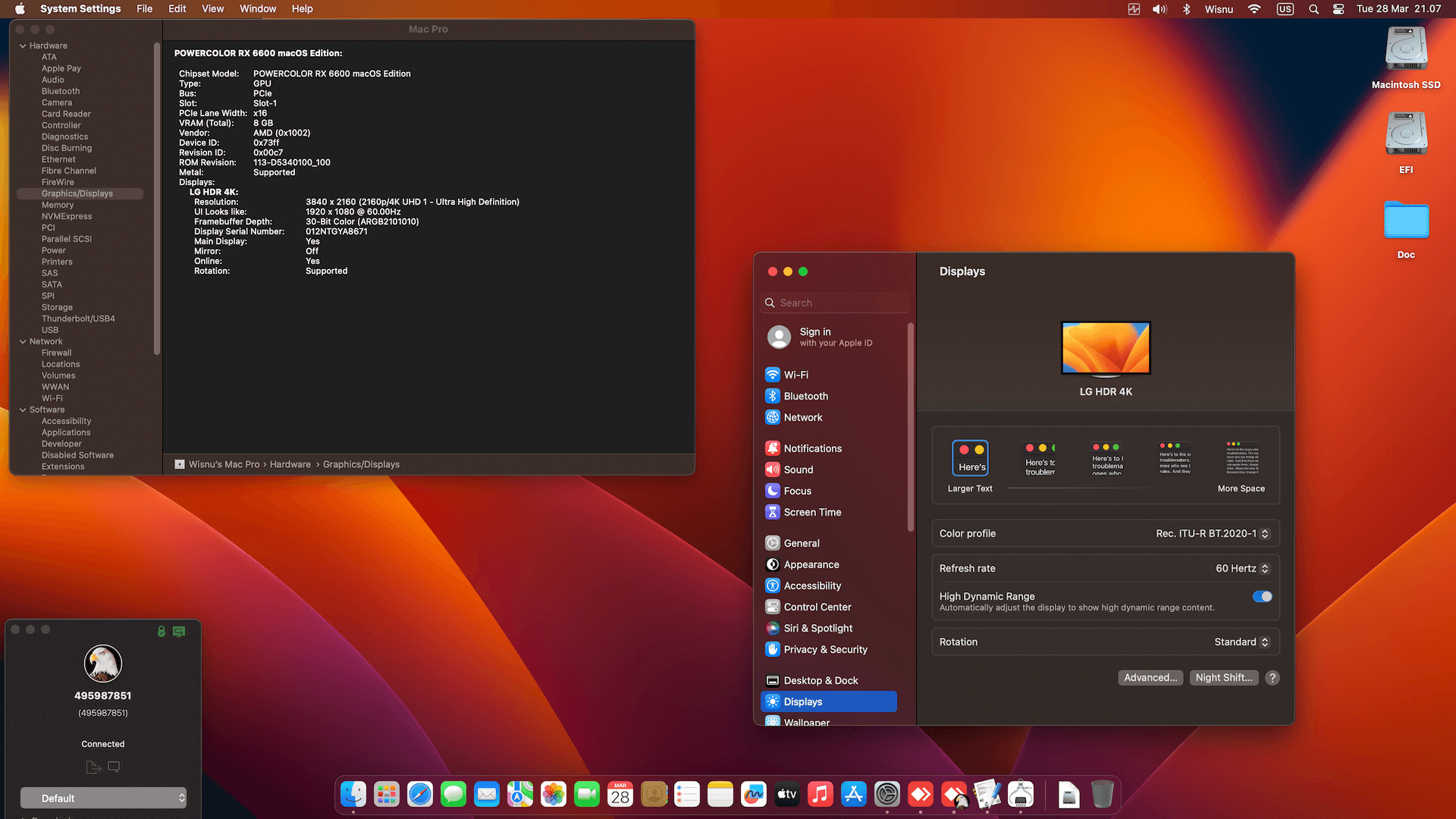 Asrock DeskMeet B660 Series + Intel Core i9 13900K + Power Color RX 6600   OpenCore 5
