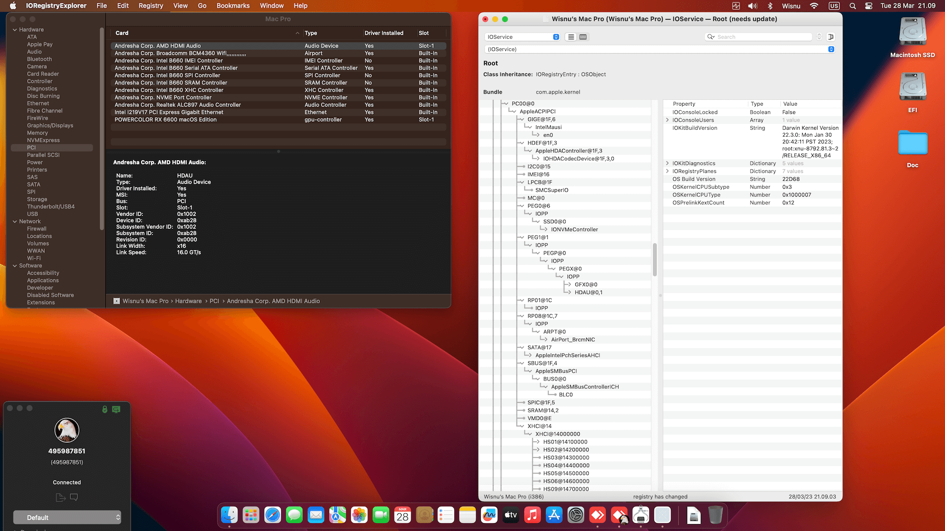 Asrock DeskMeet B660 Series + Intel Core i9 13900K + Power Color RX 6600   OpenCore 9