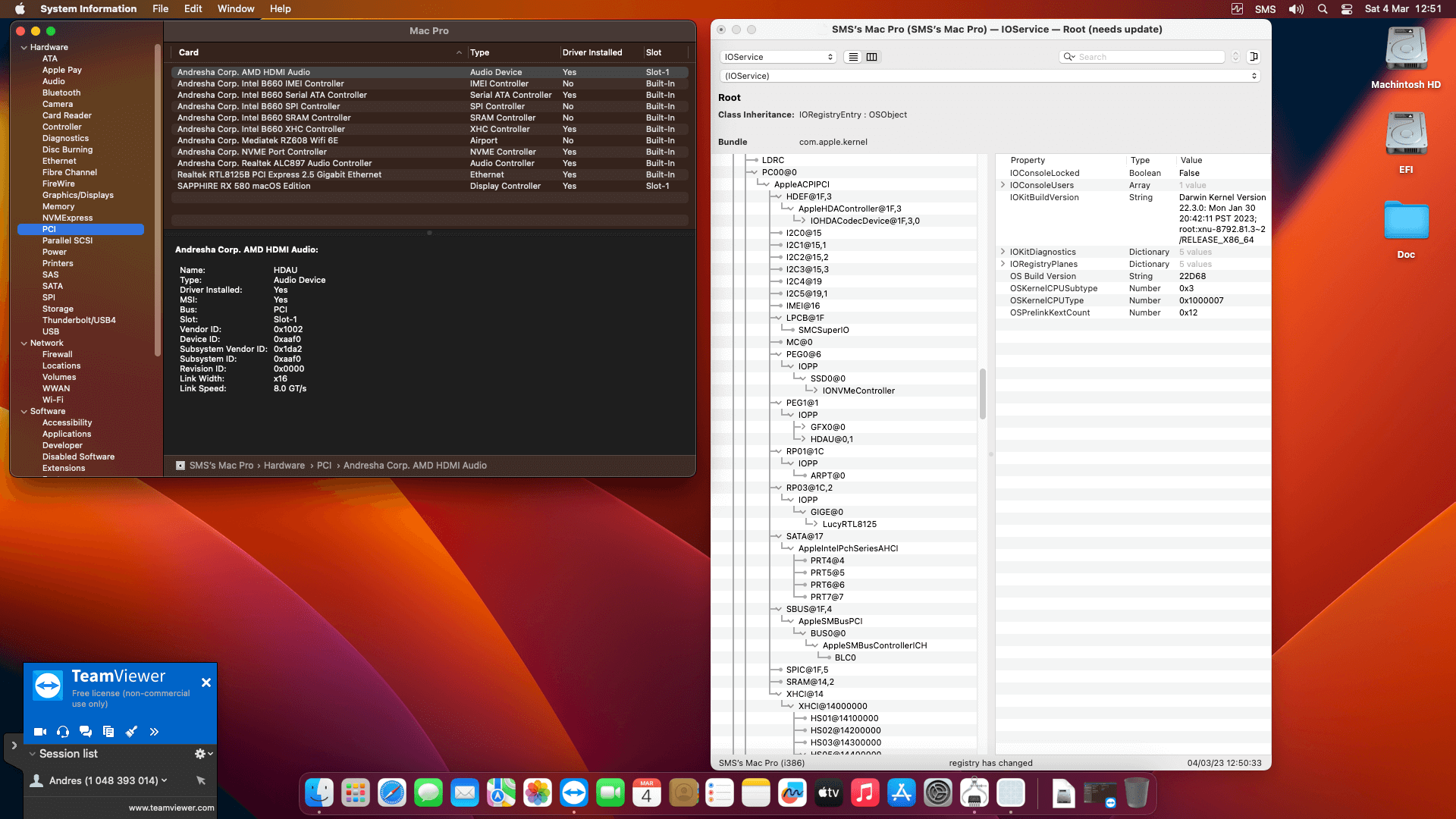 Gigabyte B660M DS3H AX DDR4 + Intel Core i7 12700F + Sapphire RX 580   OpenCore 9