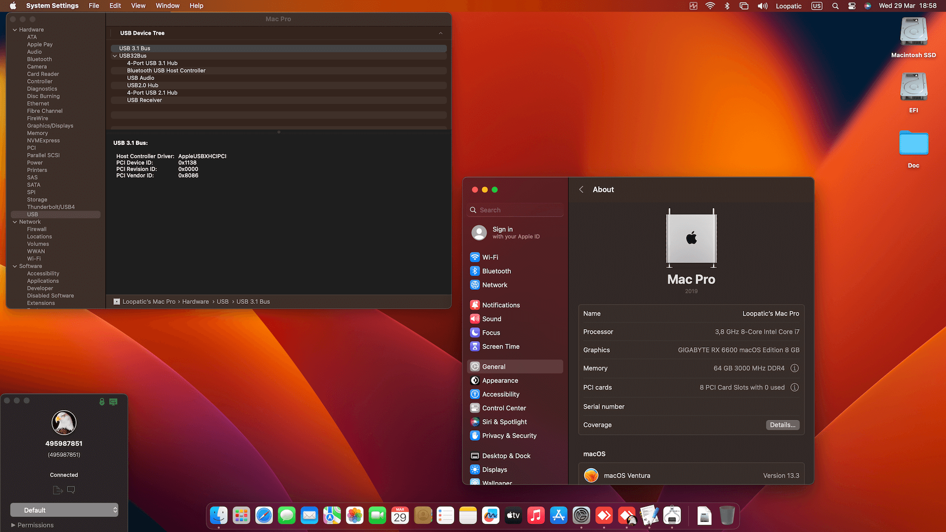 Gigabyte Z590 Vision D + Intel Core i7 10700K + Gigabyte RX 6600   OpenCore 3