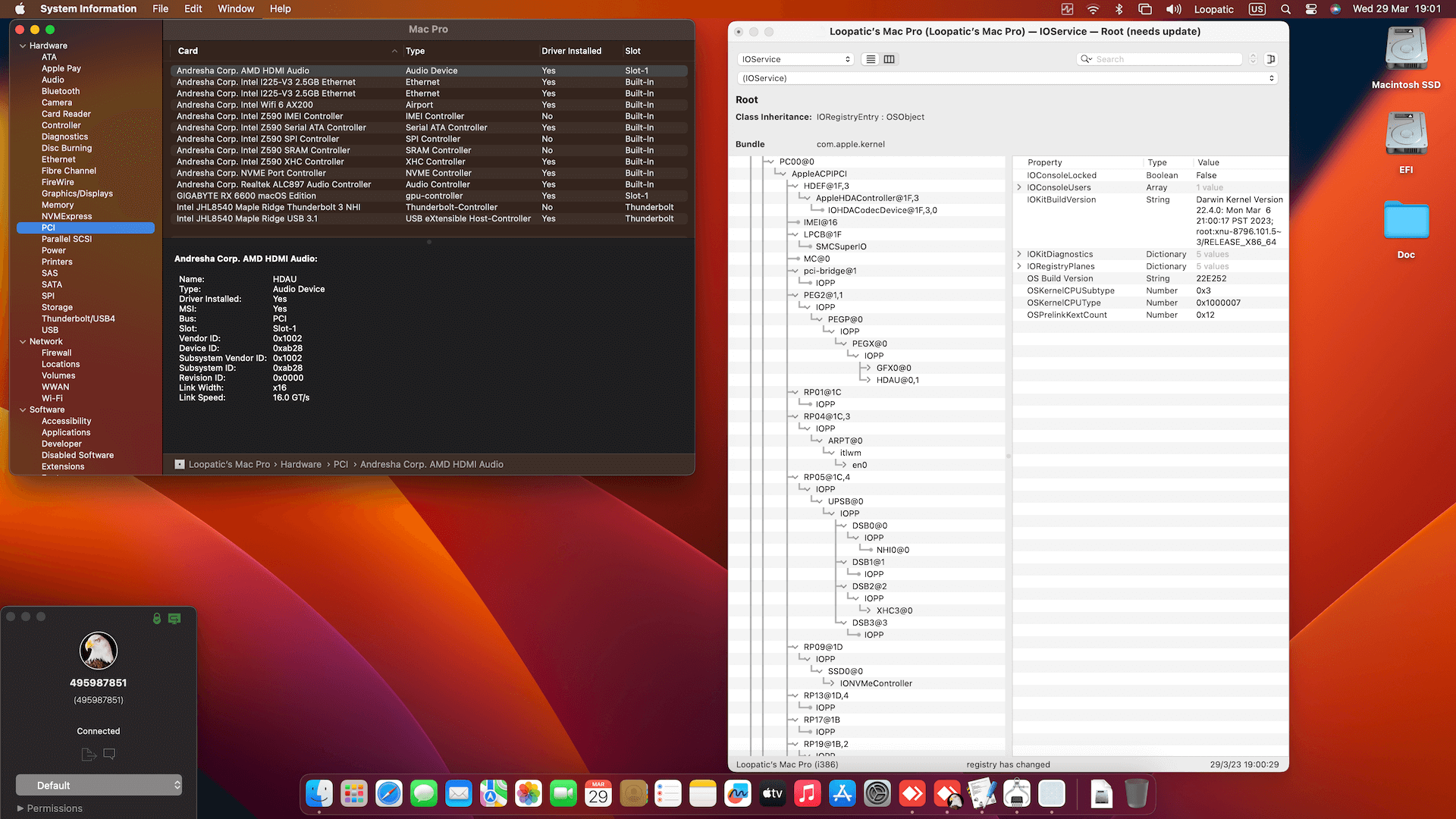 Gigabyte Z590 Vision D + Intel Core i7 10700K + Gigabyte RX 6600   OpenCore 9