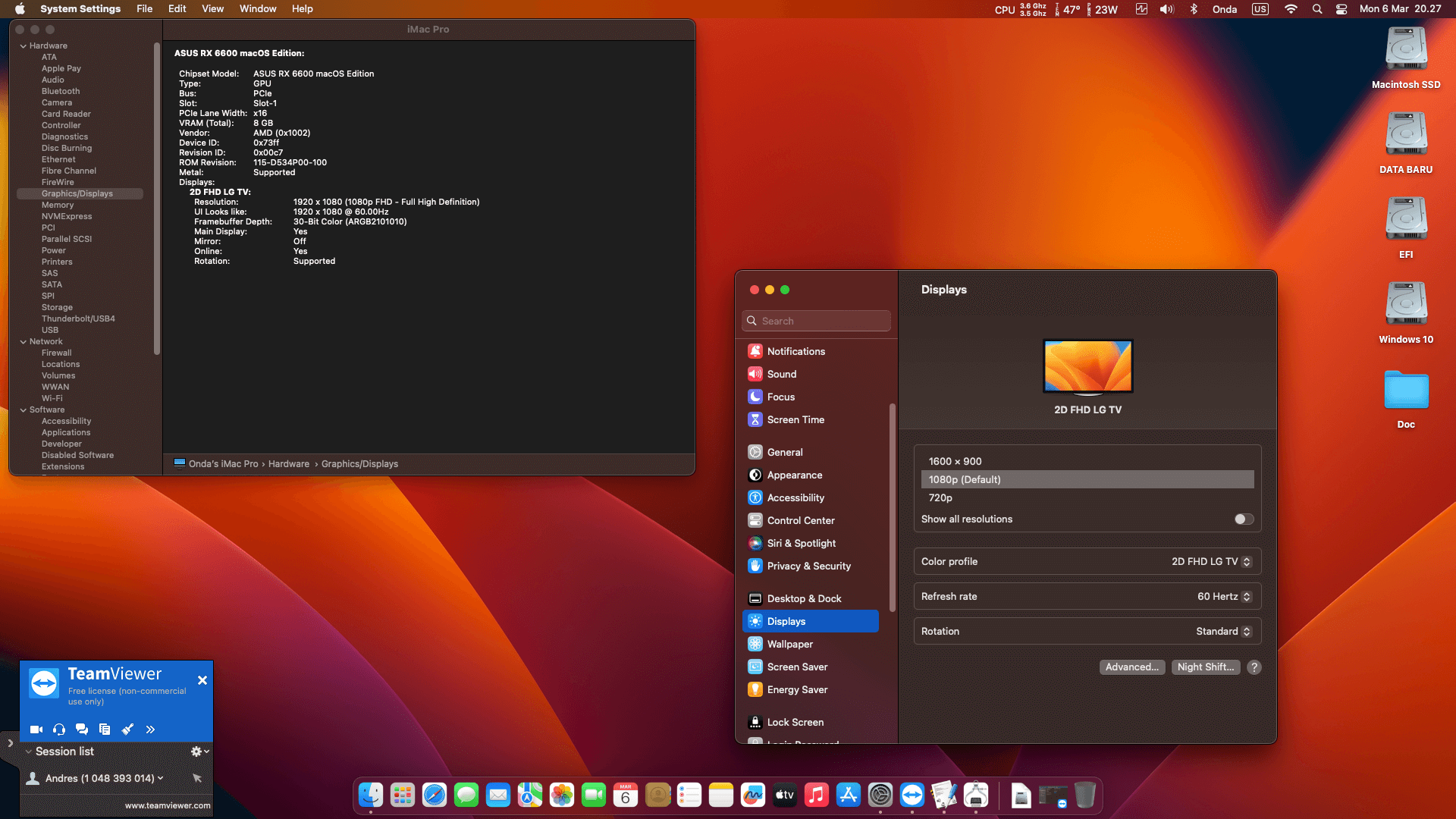 MSI B450 Gaming Plus + AMD Ryzen 5 2600 + Asus RX 6600   OpenCore 5