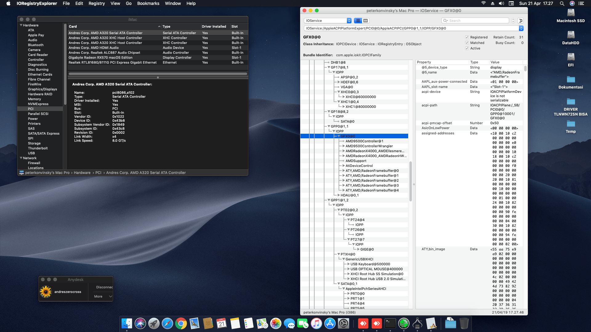 Asrock A320M HDV + Ryzen 3 2200G + Gigabyte RX 570 8GB 6