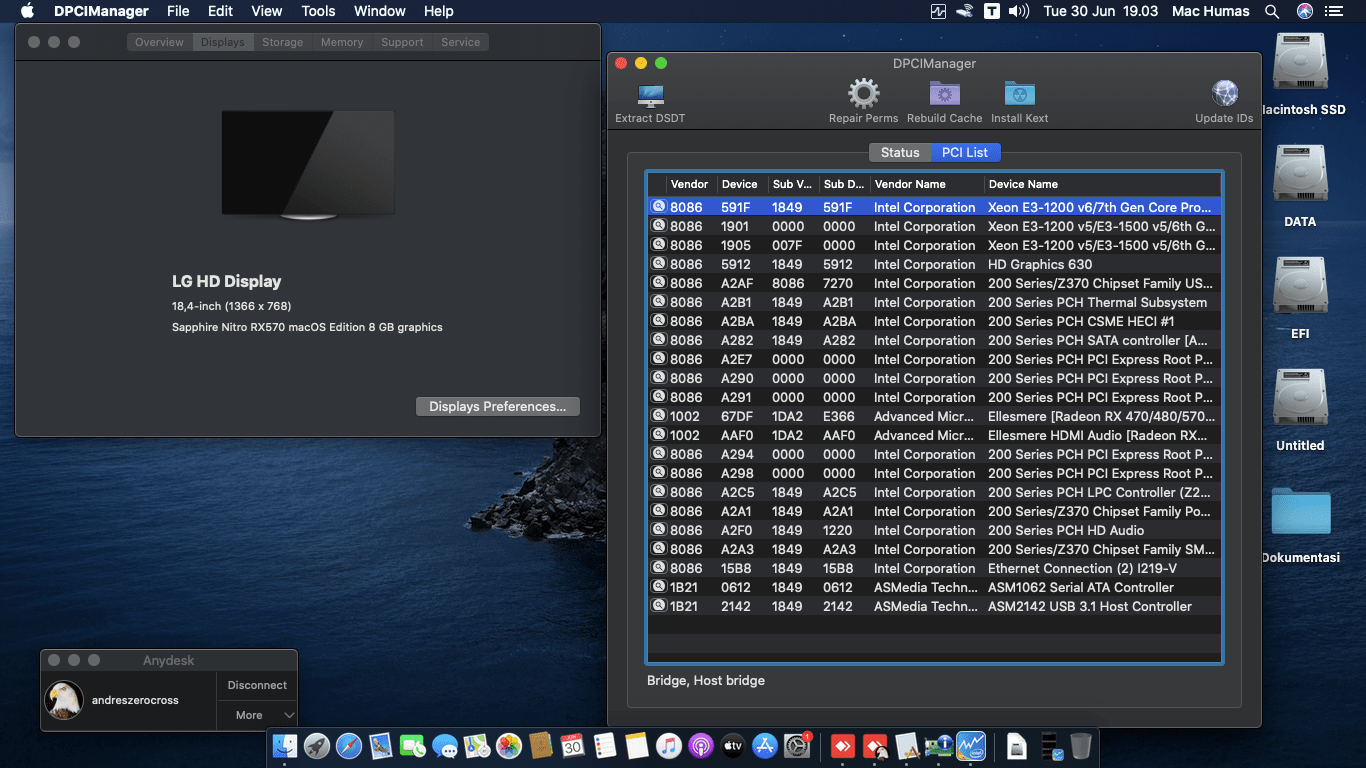 Asrock Z270 Extreme 4 + Intel Core i7 7700 + Sapphire RX 570 2