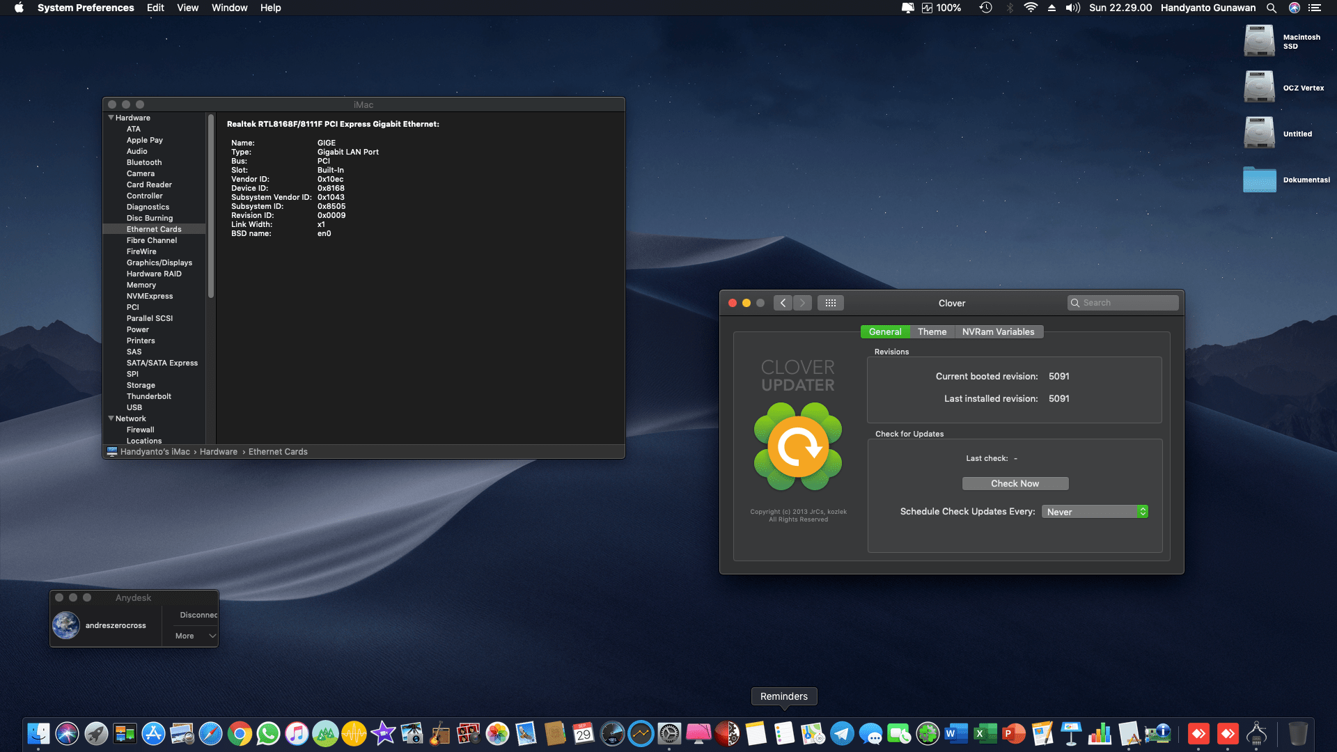 Asus H61MK + Intel Core i5 3550 + AMD Radeon RX 550 7