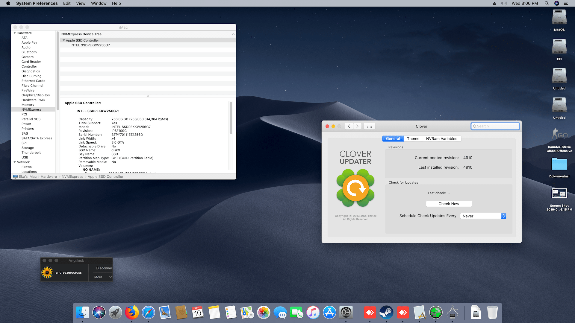 Asus Maximus IX Hero + Intel Core i7 7700K + Sapphire RX590 6