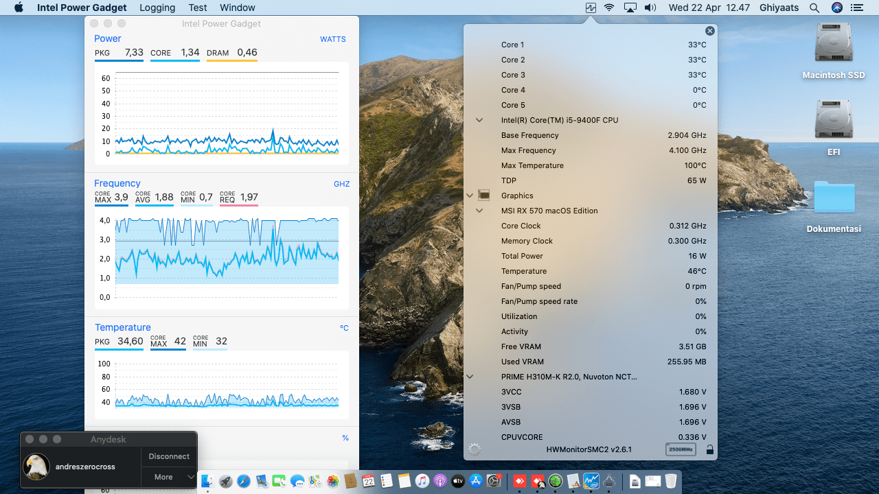 Asus Prime H310MK + Intel Core i5 9400F + MSI RX 570 3