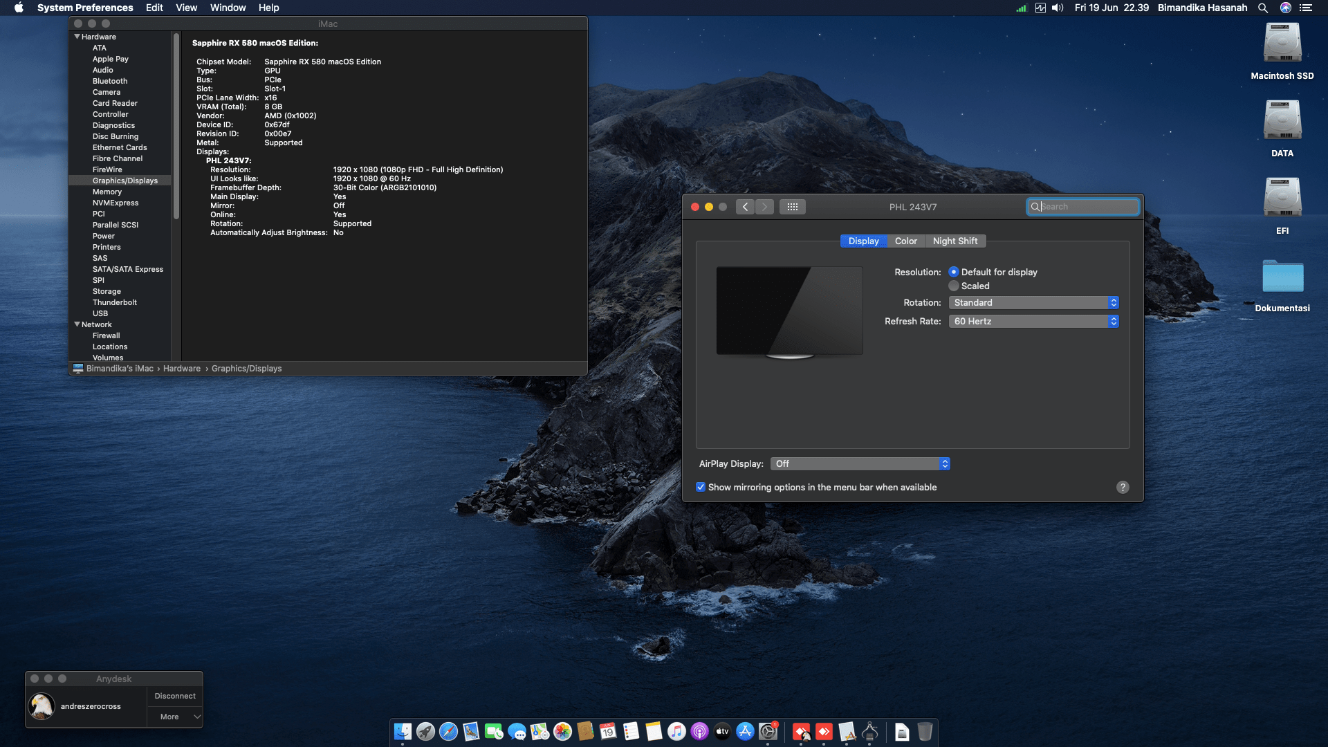 Asus TUF H310 Plus Gaming + Intel Core i5 9600K + Sapphire RX 580 3