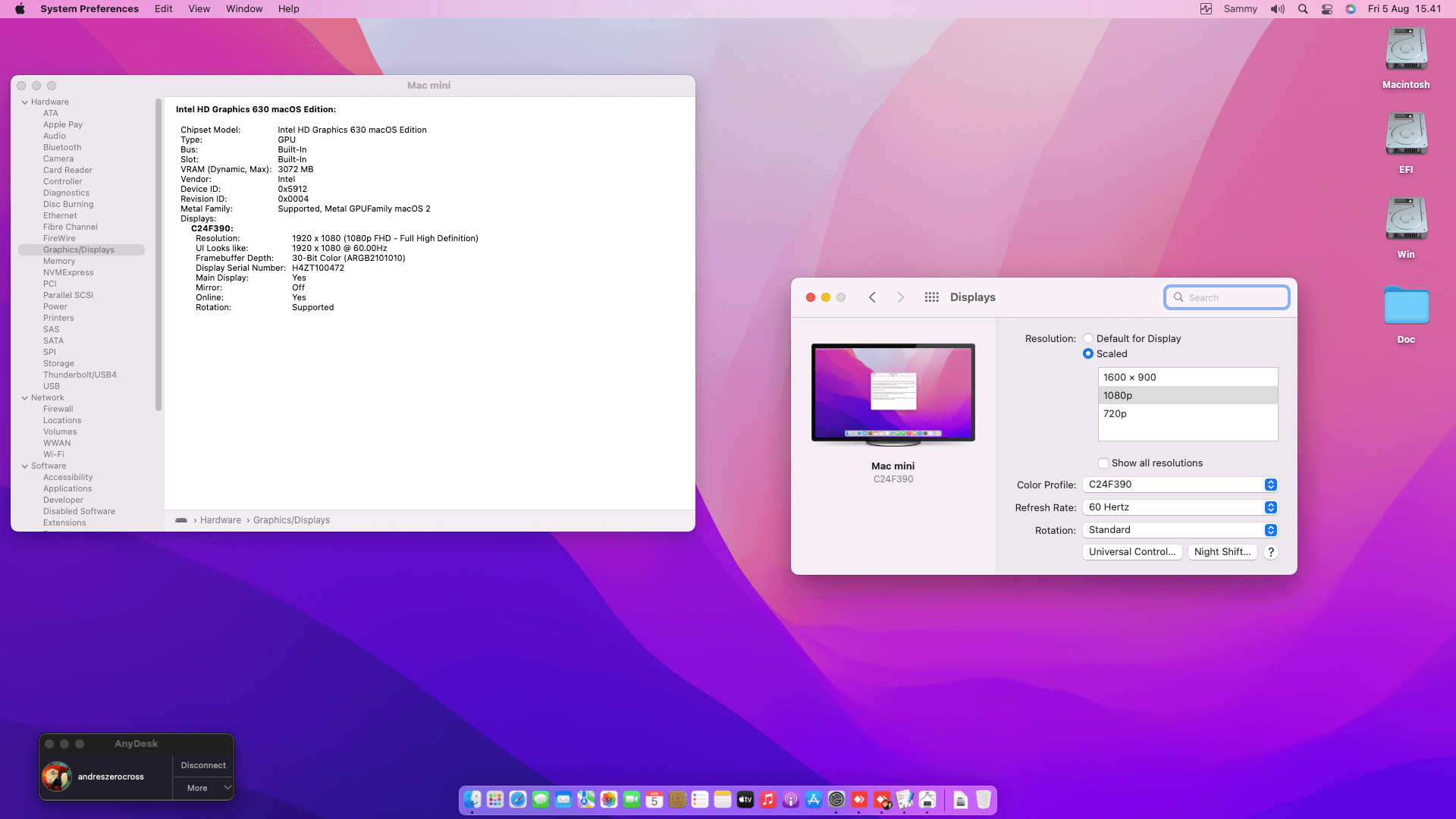 Asrock H110M DVS R3.0 + Intel Core i5 7600   OpenCore 4