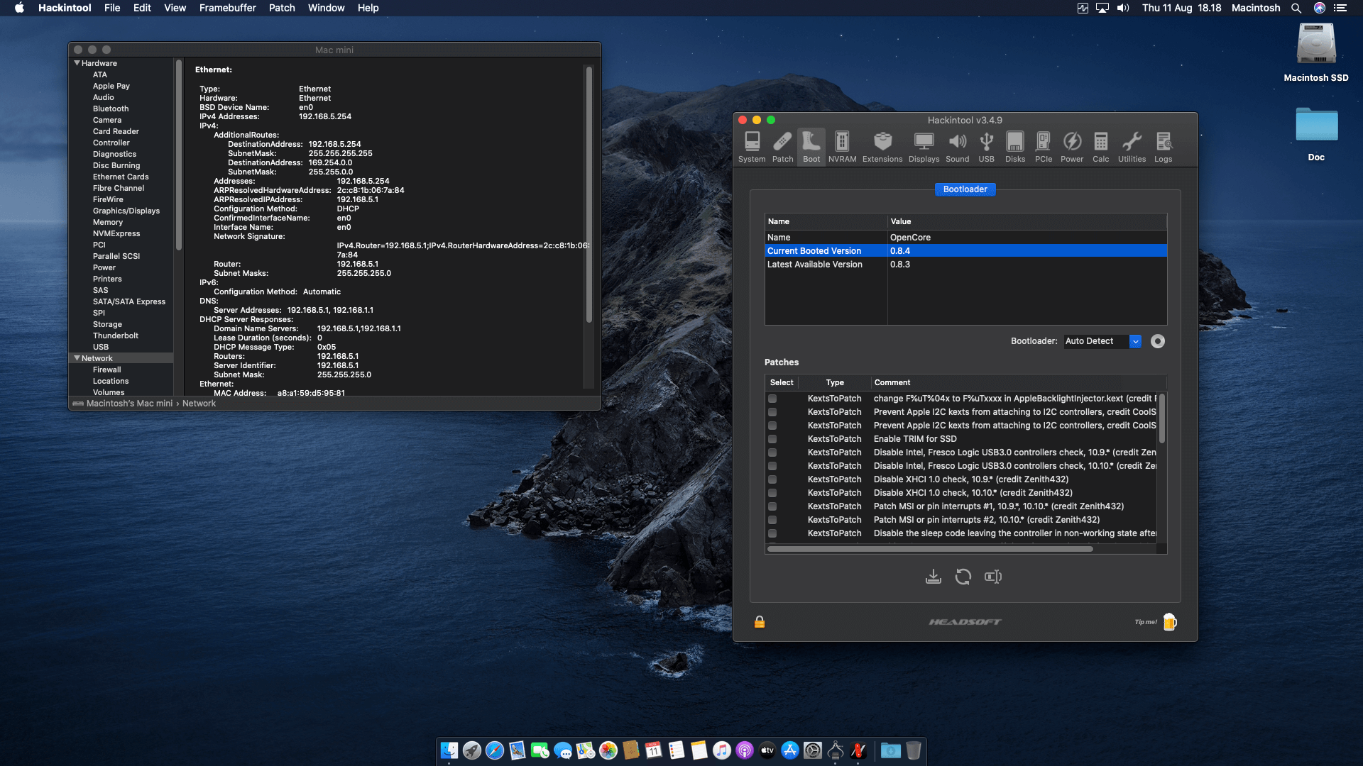 Asrock H410M HVS R2.0 + Intel Core i3 10105   OpenCore 8