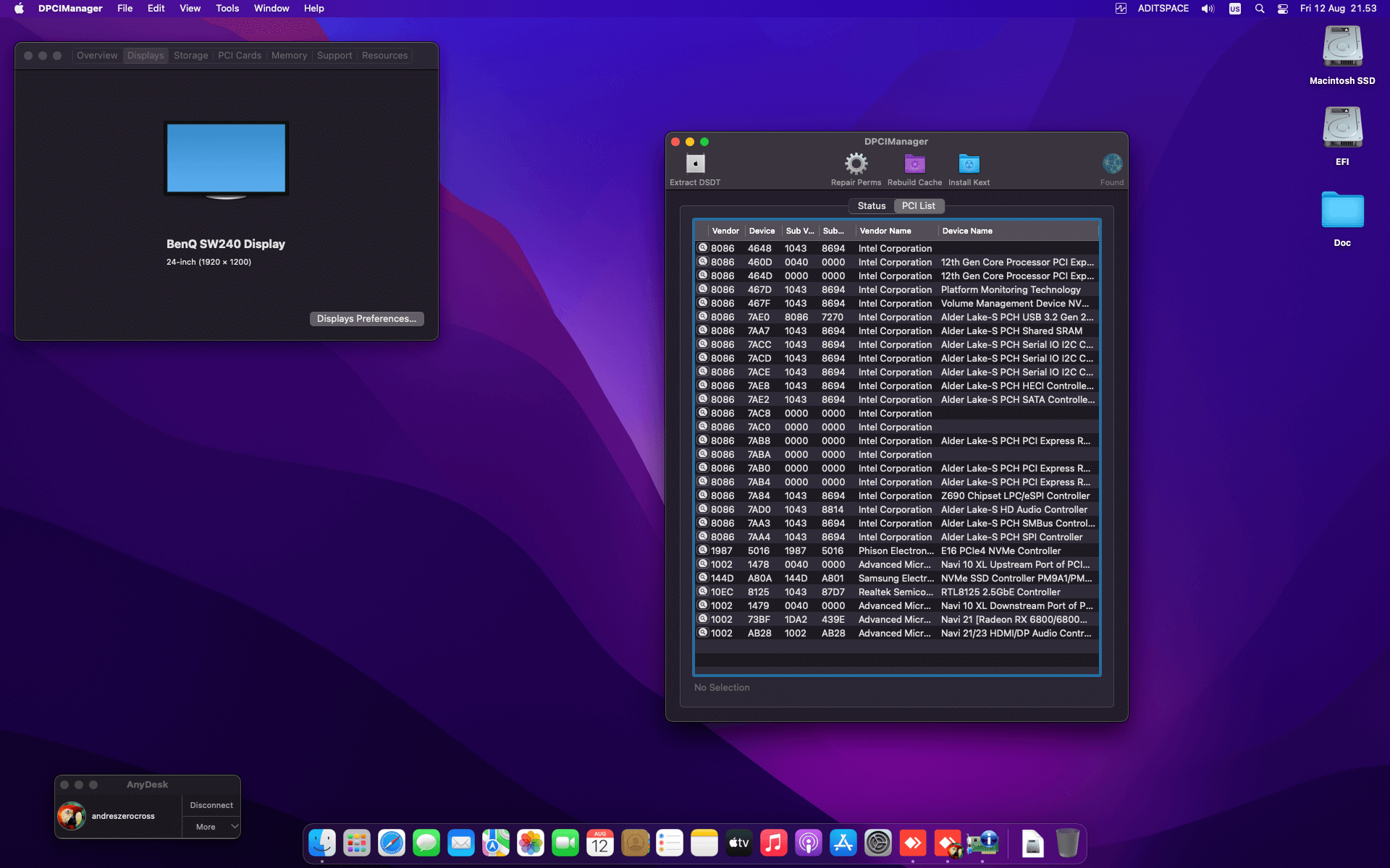 Asus prima Z690 P D4 + Intel Core i5 12600K + Sapphire RX 6800 XT   OpenCore 2