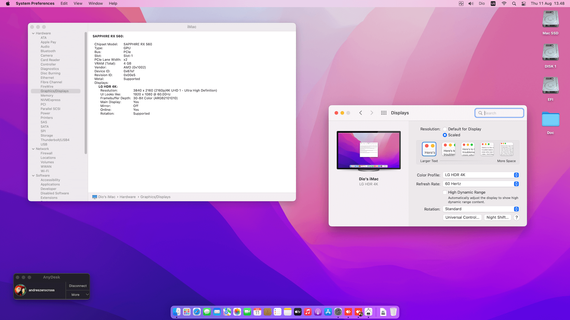 Gigabyte GA H170N WIFI + Intel Core i7 6700K + Sapphire RX 560   OpenCore 4