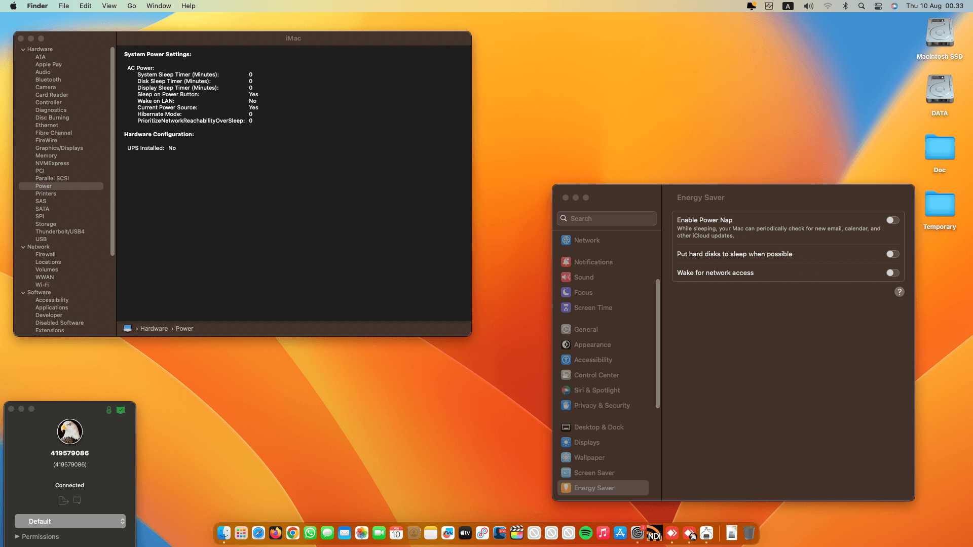 Gigabyte B460 Aorus Pro AC + Intel Core i9 10900 + Asrock RX 6650 XT   OpenCore 1