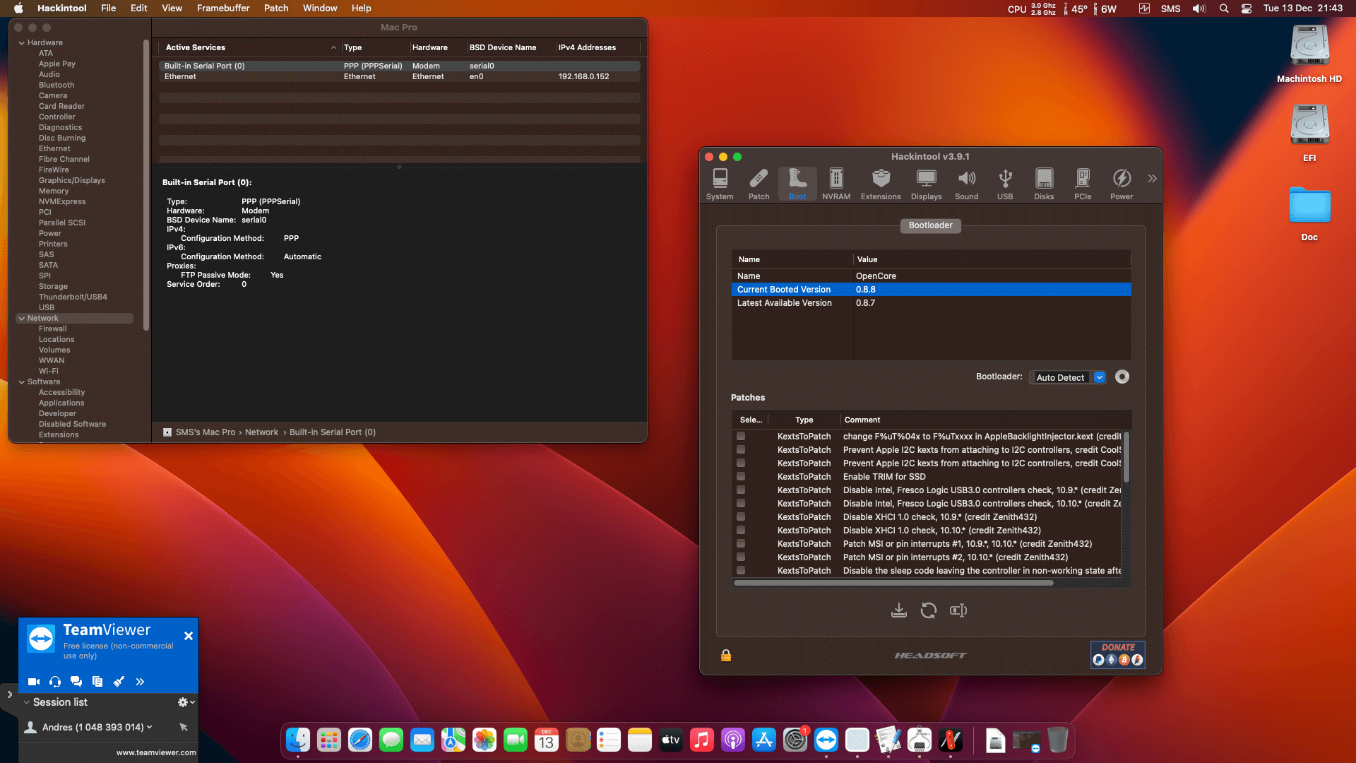 Asus Prime B550M K + AMD Ryzen 7 5700G + MSI RX 6600   OpenCore 8