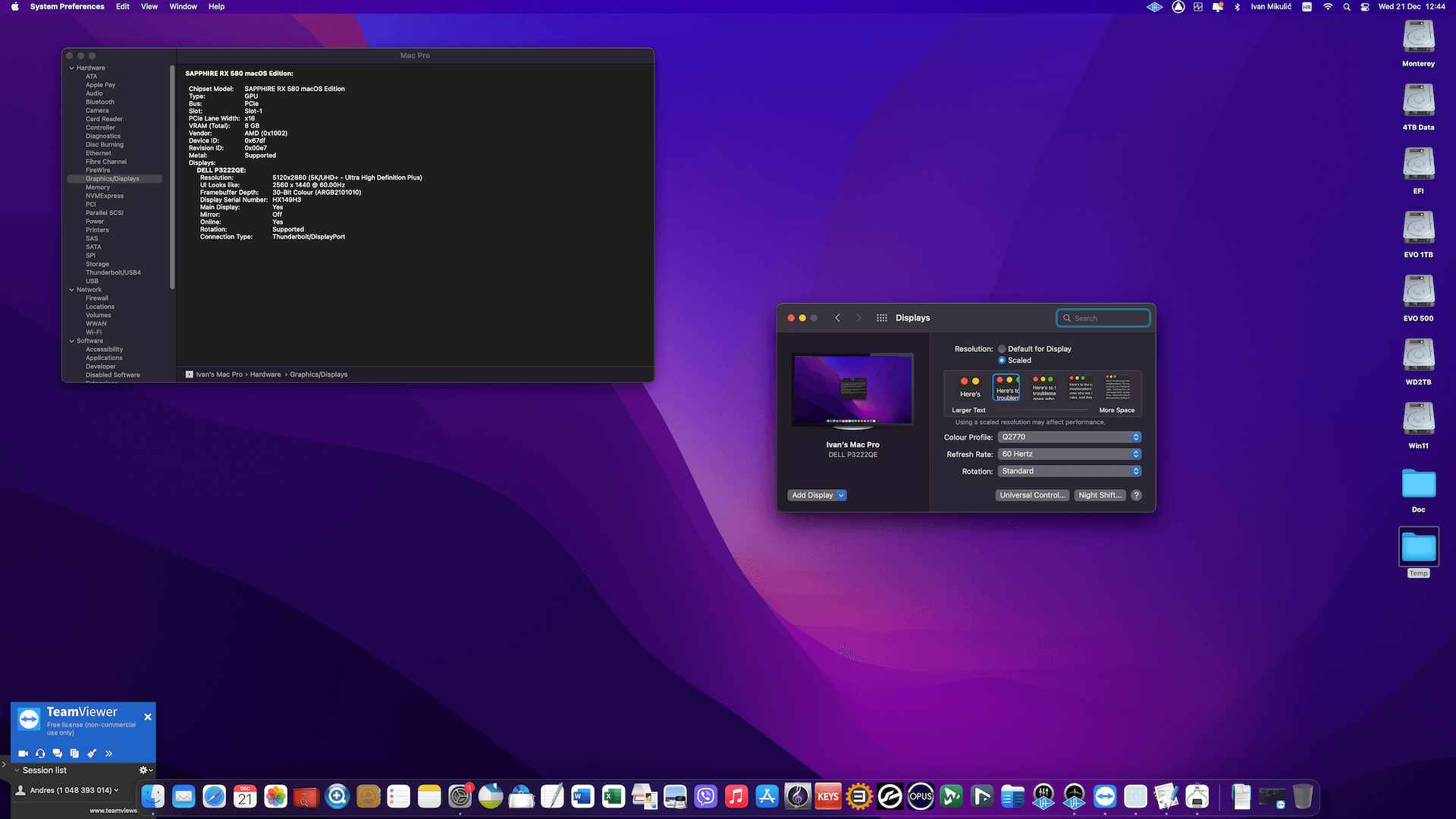 Asus ROG Maximus Z690 Hero + Intel Core i9 12900K + Sapphire RX 580 2nd   OpenCore 4