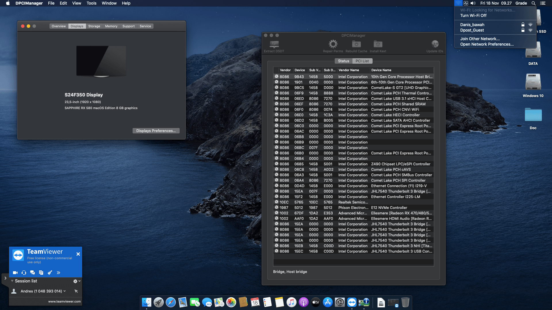 Gigabyte Z490 Vision D + Intel Core i7 10700K + Sapphire RX 580   OpenCore 2