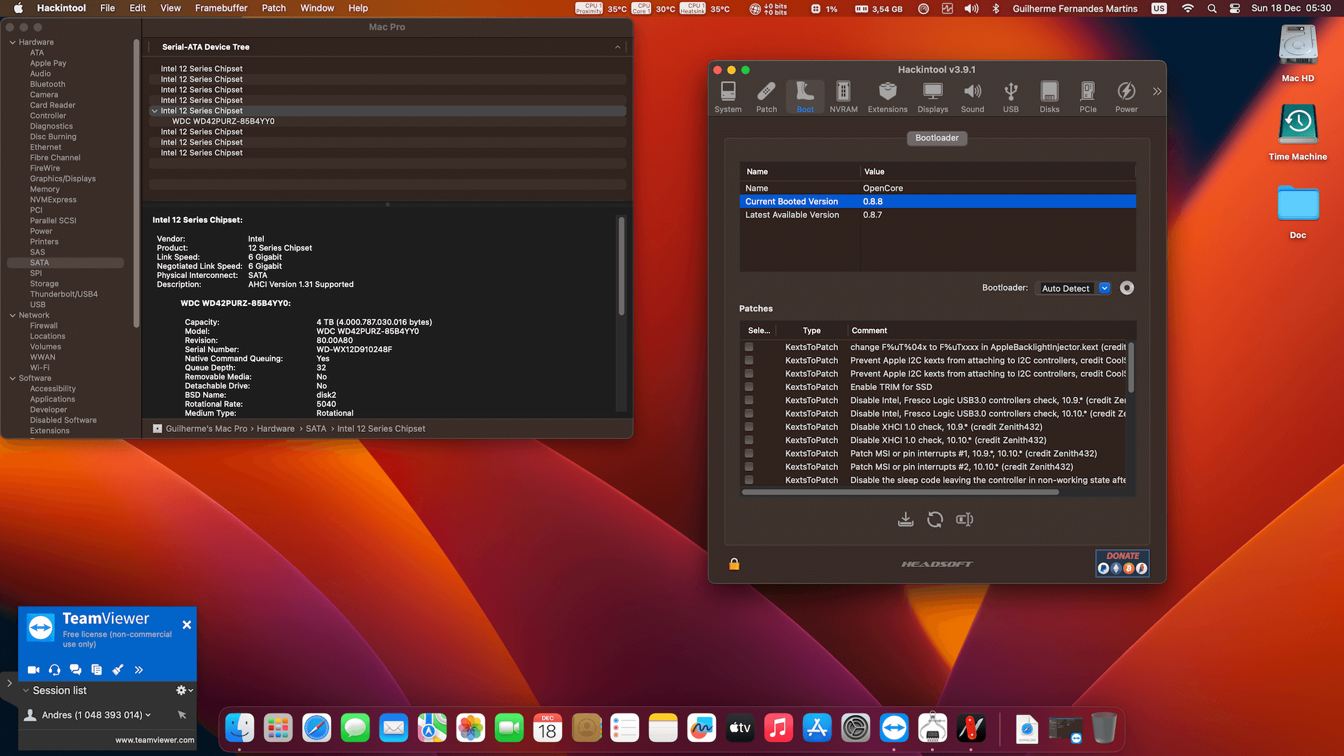 Gigabyte Z690 Aero D + Intel Core i9 12900KF + Gigabyte RX 6900 XT   OpenCore 8