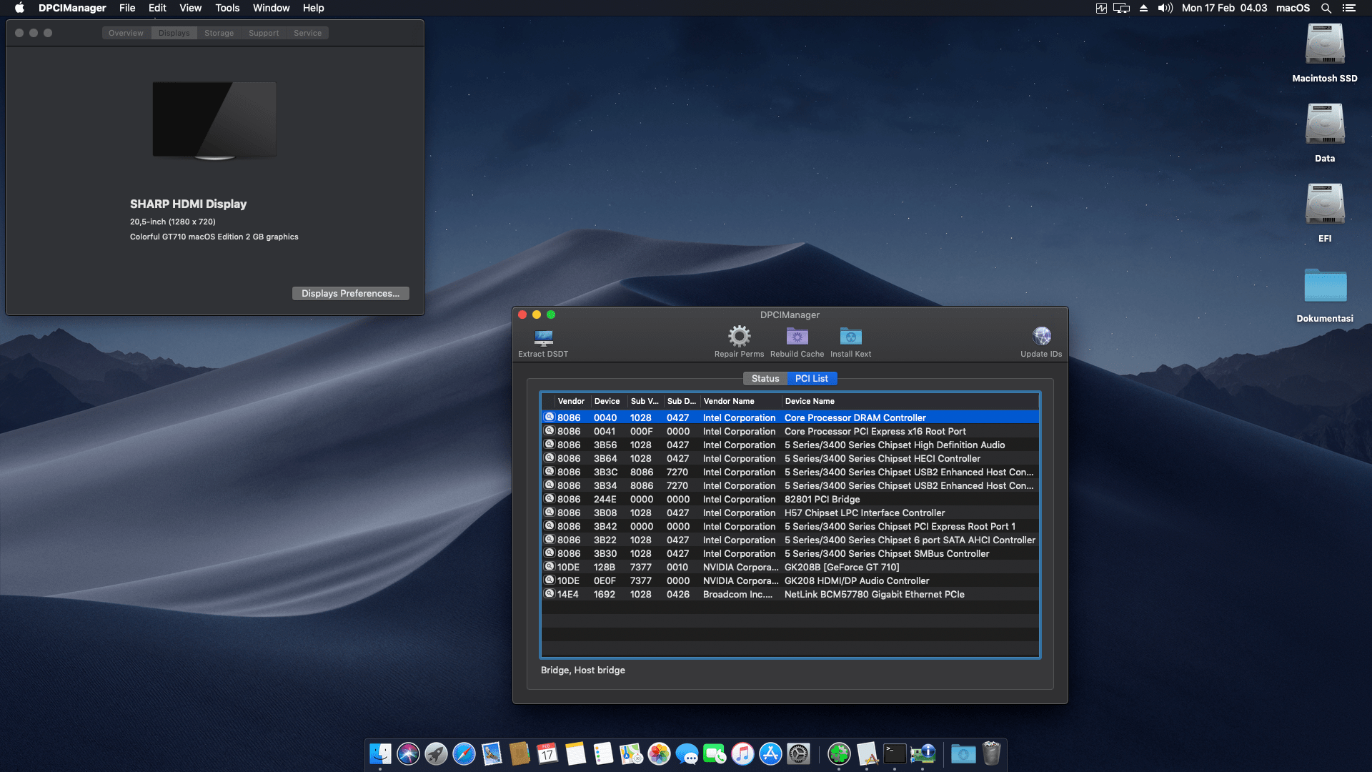 Dell Precision T1500 + Intel Core i3 550 + Colorful GT710 2