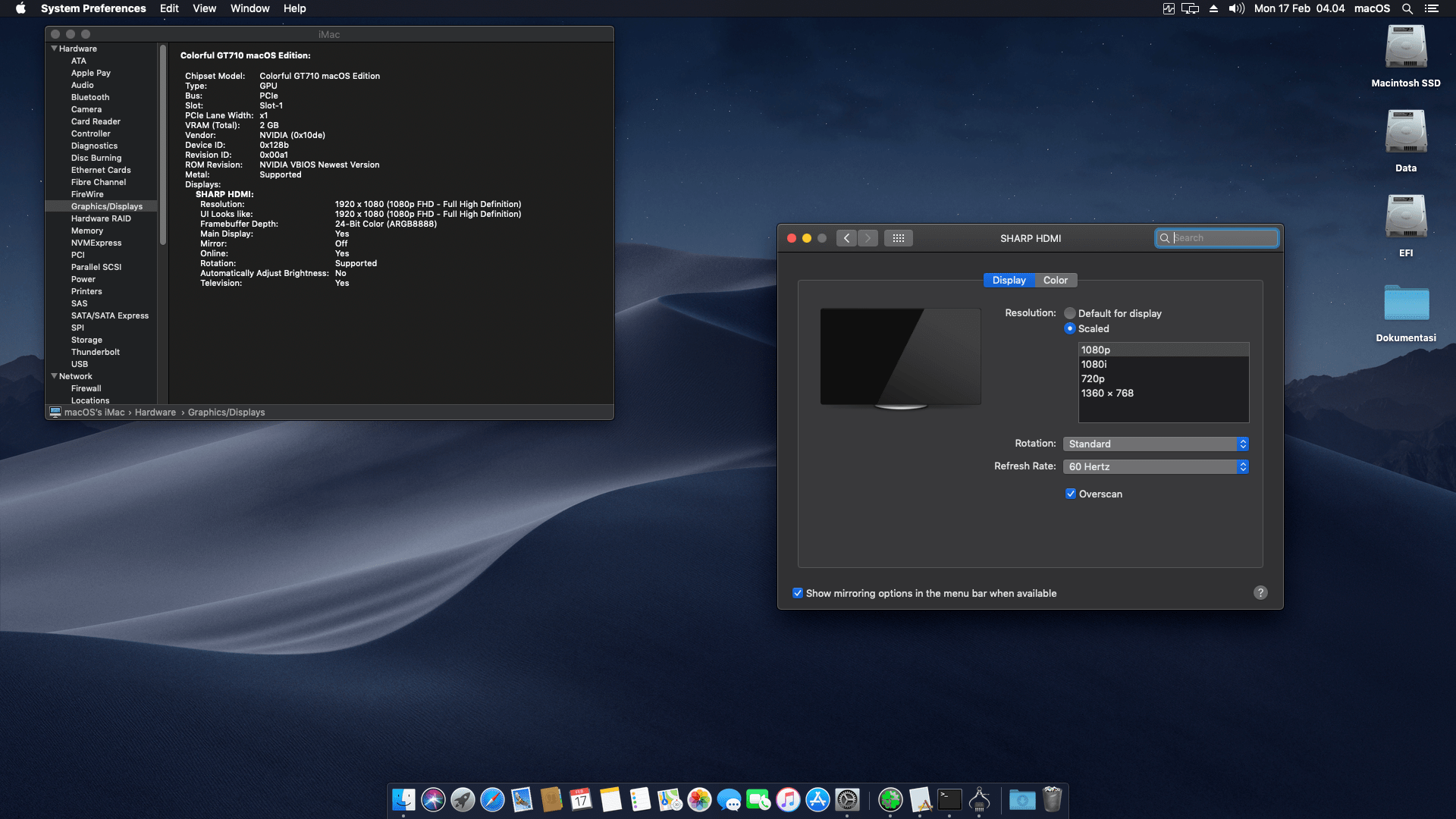 Dell Precision T1500 + Intel Core i3 550 + Colorful GT710 6