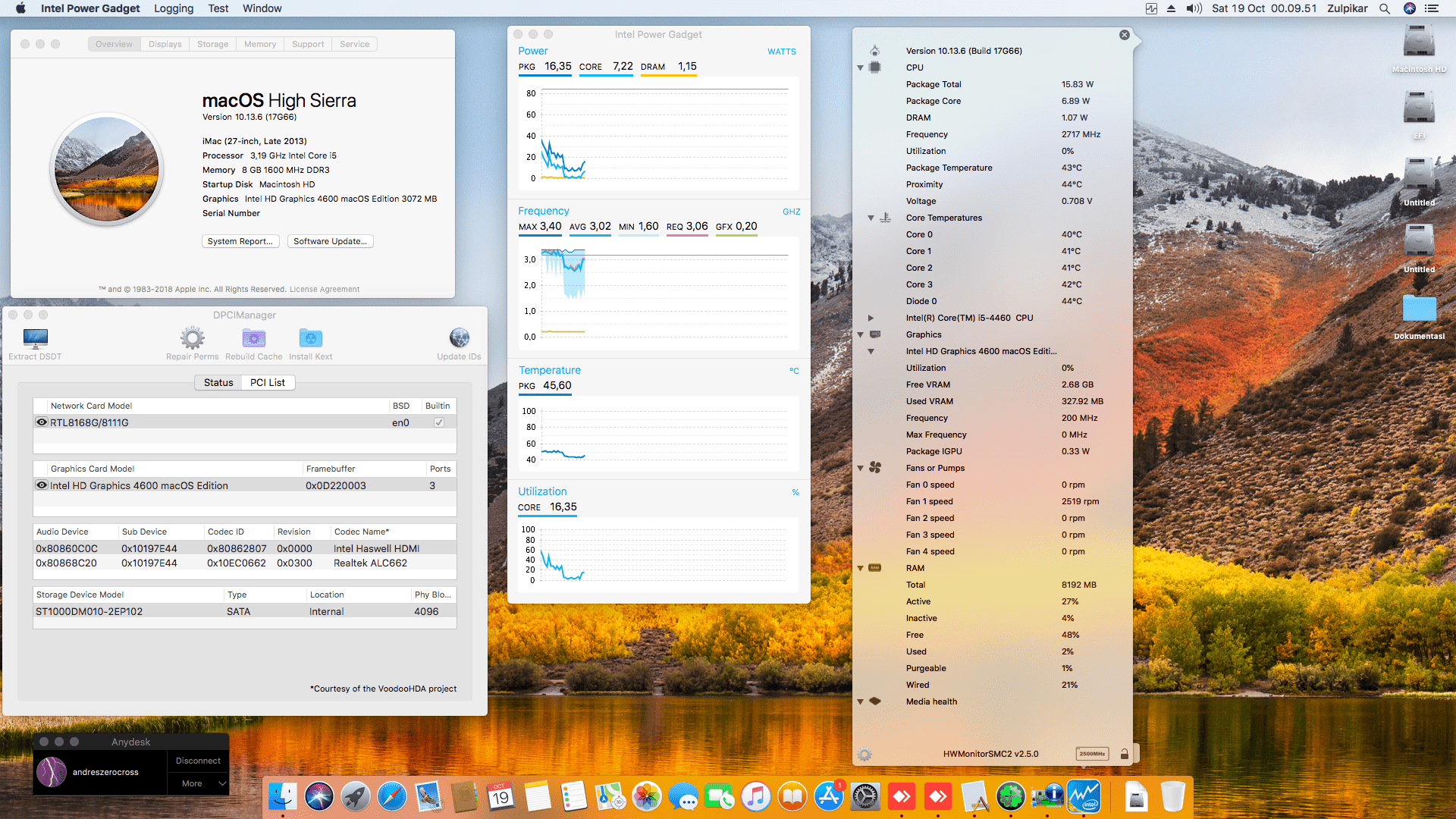 ECS H81H3 M4 V1.0A + Intel Core i5 4460 1