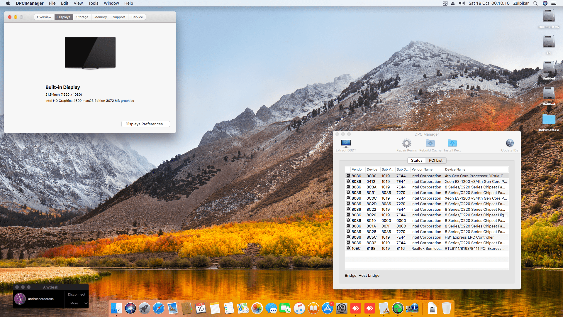 ECS H81H3 M4 V1.0A + Intel Core i5 4460 2