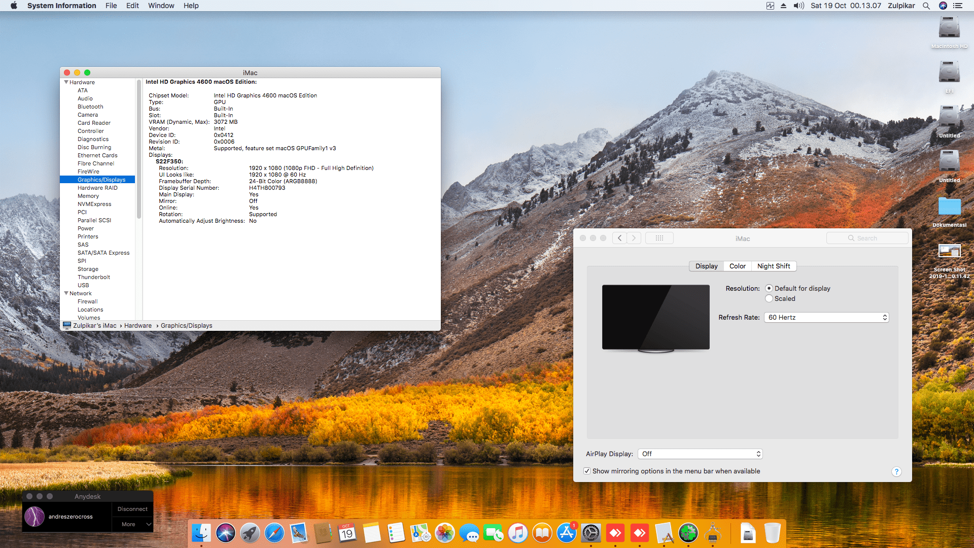 ECS H81H3 M4 V1.0A + Intel Core i5 4460 6