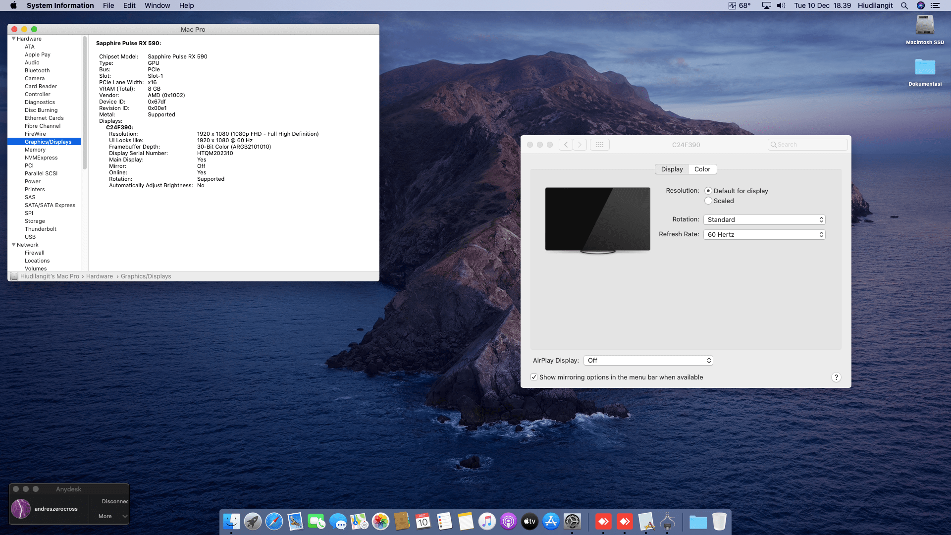 ECS X58B A3 SLI + i7 960 + Sapphire RX 590 3