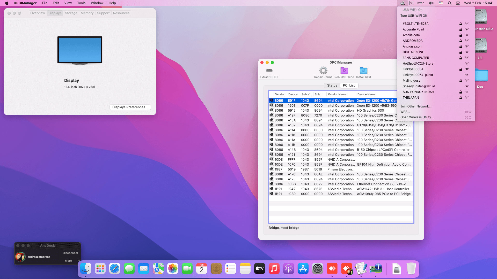 Asus B150 Pro Gaming D3 + Intel Core i7 7700 + Asus GTX 1070 (Disabled)   OpenCore 2