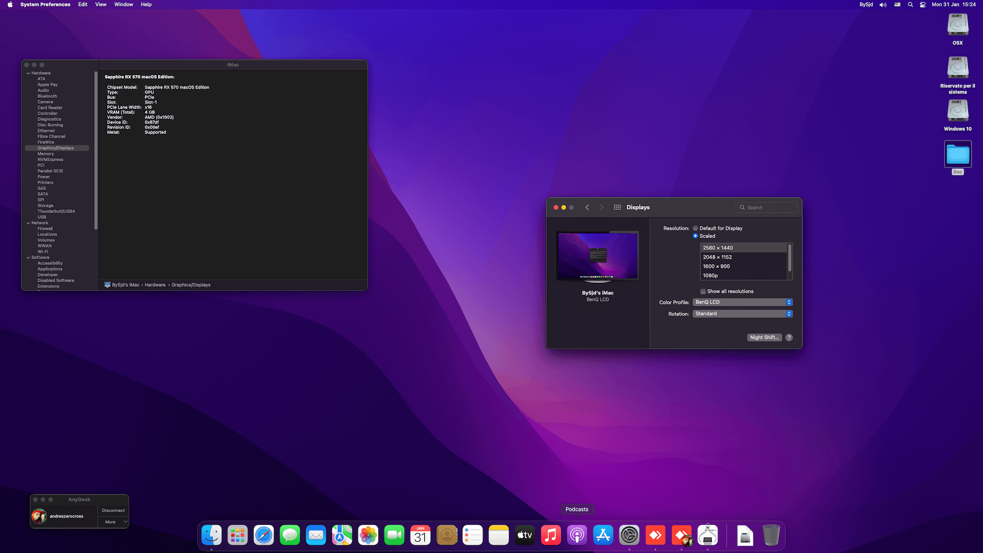 Asus Prime H310M A R2.0 + Intel Core i7 8700K + Sapphire RX 570   OpenCore 4