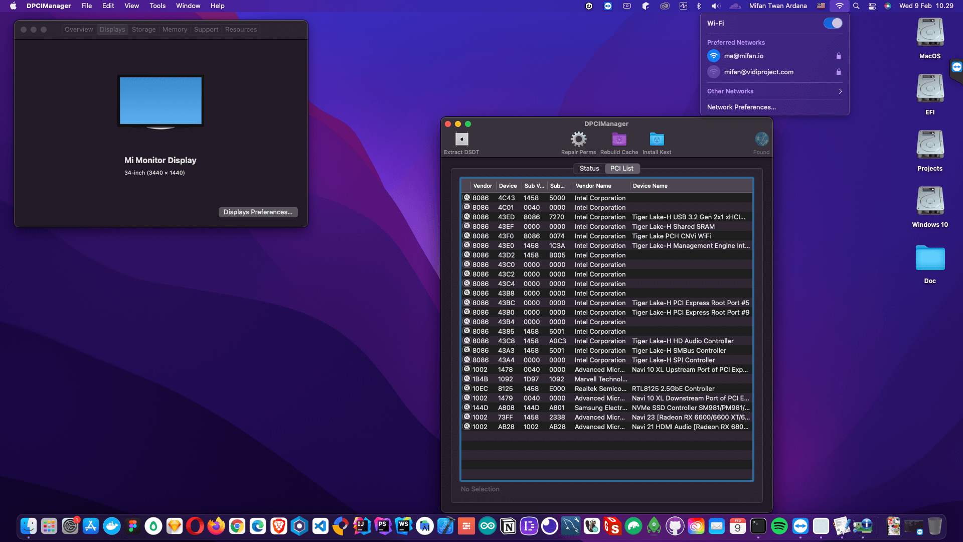 Gigabyte Z590 Aorus Elite AX + Intel Core i9 11900K + Gigabyte RX 6600XT   OpenCore 2