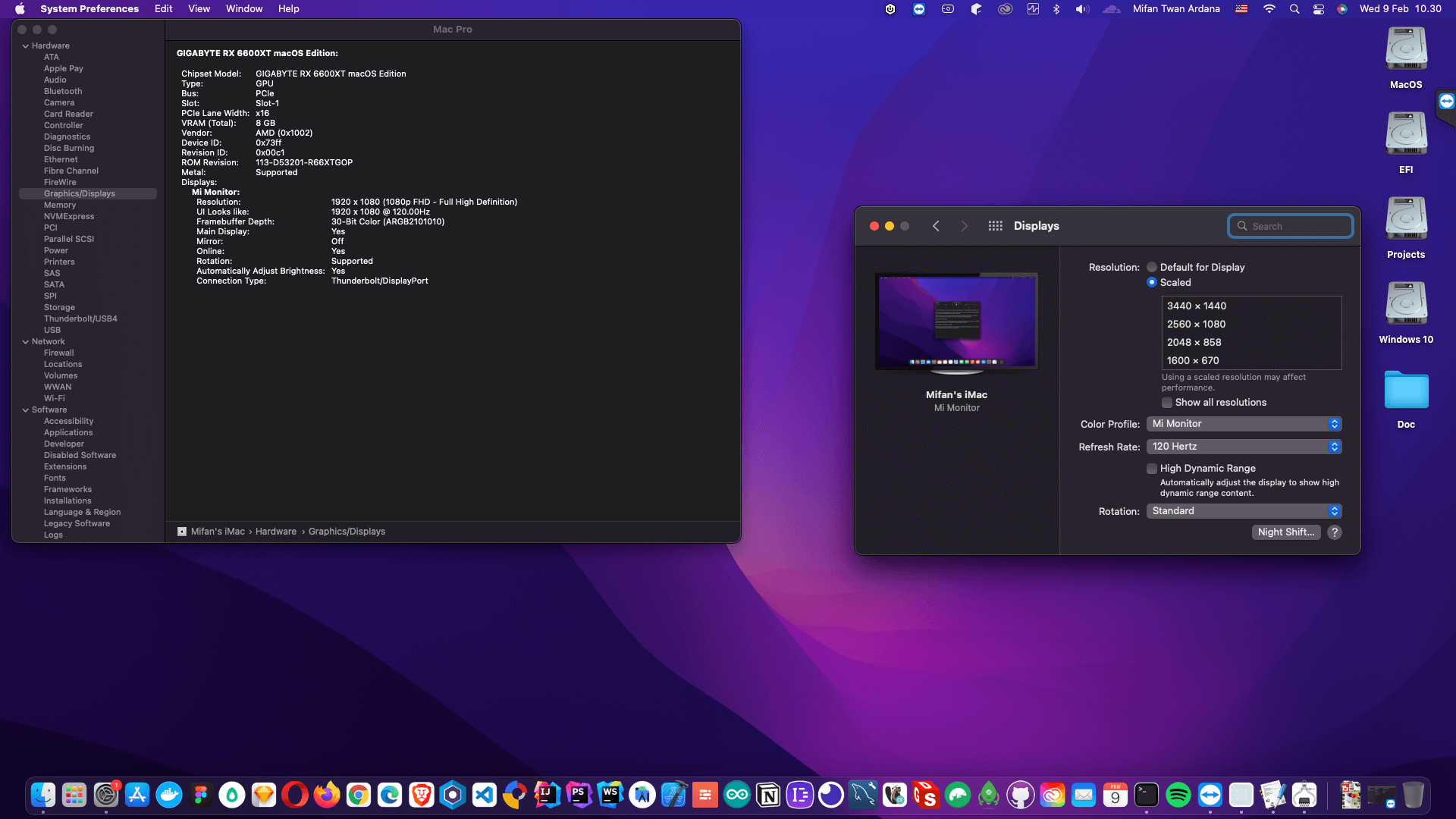 Gigabyte Z590 Aorus Elite AX + Intel Core i9 11900K + Gigabyte RX 6600XT   OpenCore 4