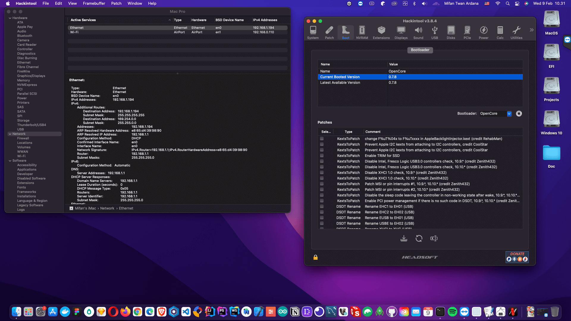 Gigabyte Z590 Aorus Elite AX + Intel Core i9 11900K + Gigabyte RX 6600XT   OpenCore 8