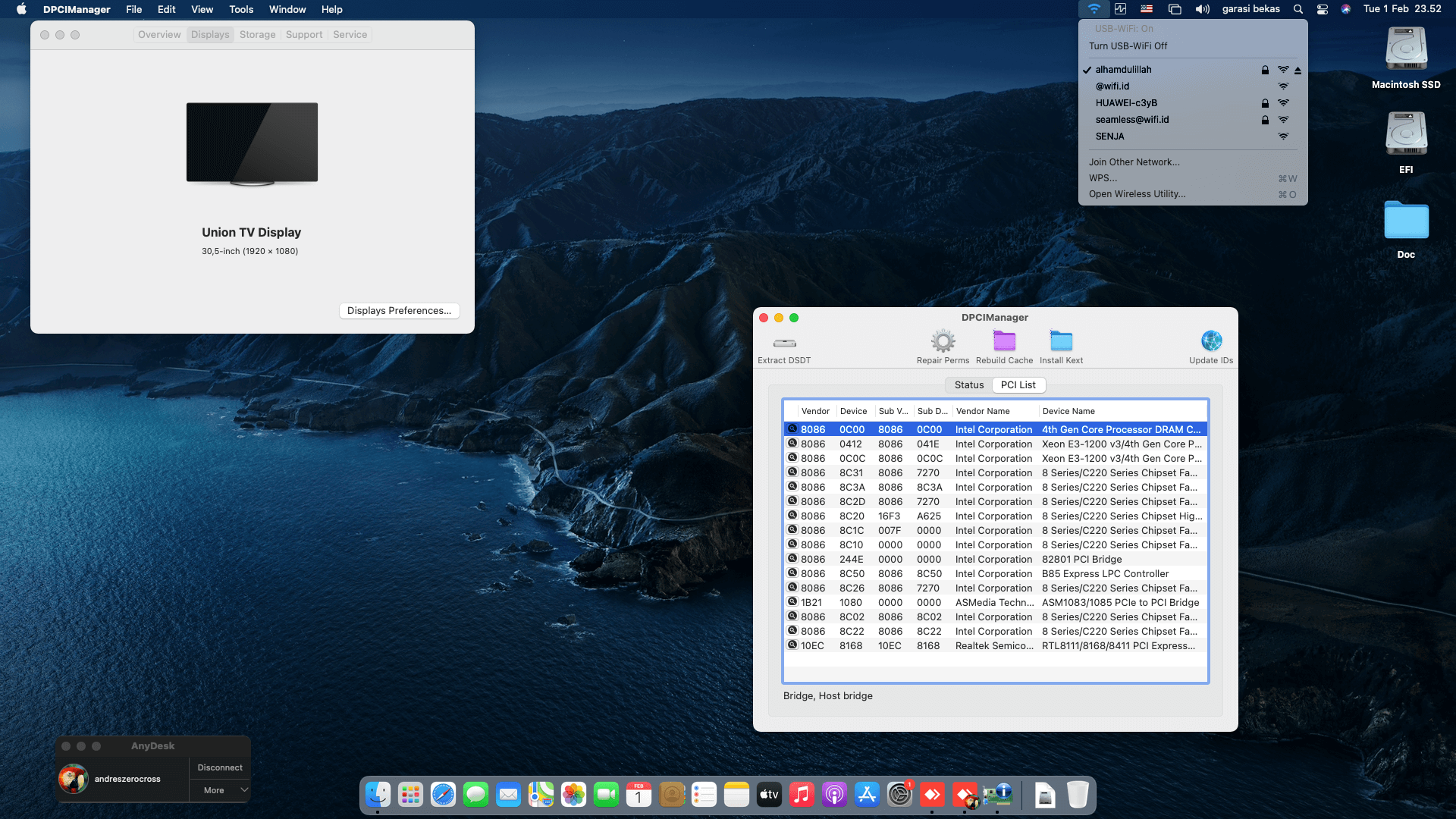 Jetway TiB85MG + Intel Core i3 4130   OpenCore 2