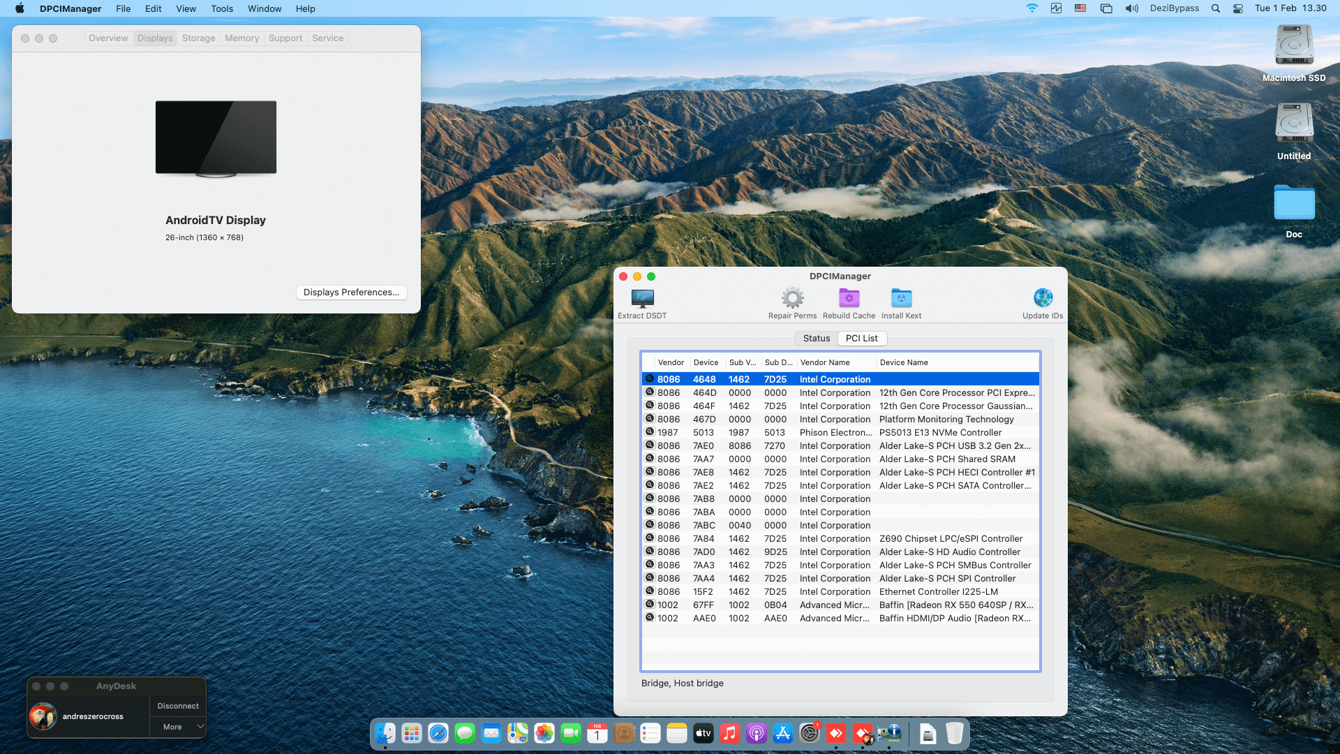 MSI PRO Z690 A DDR4 + Intel Core i5 12600K + Biostar RX 560 2