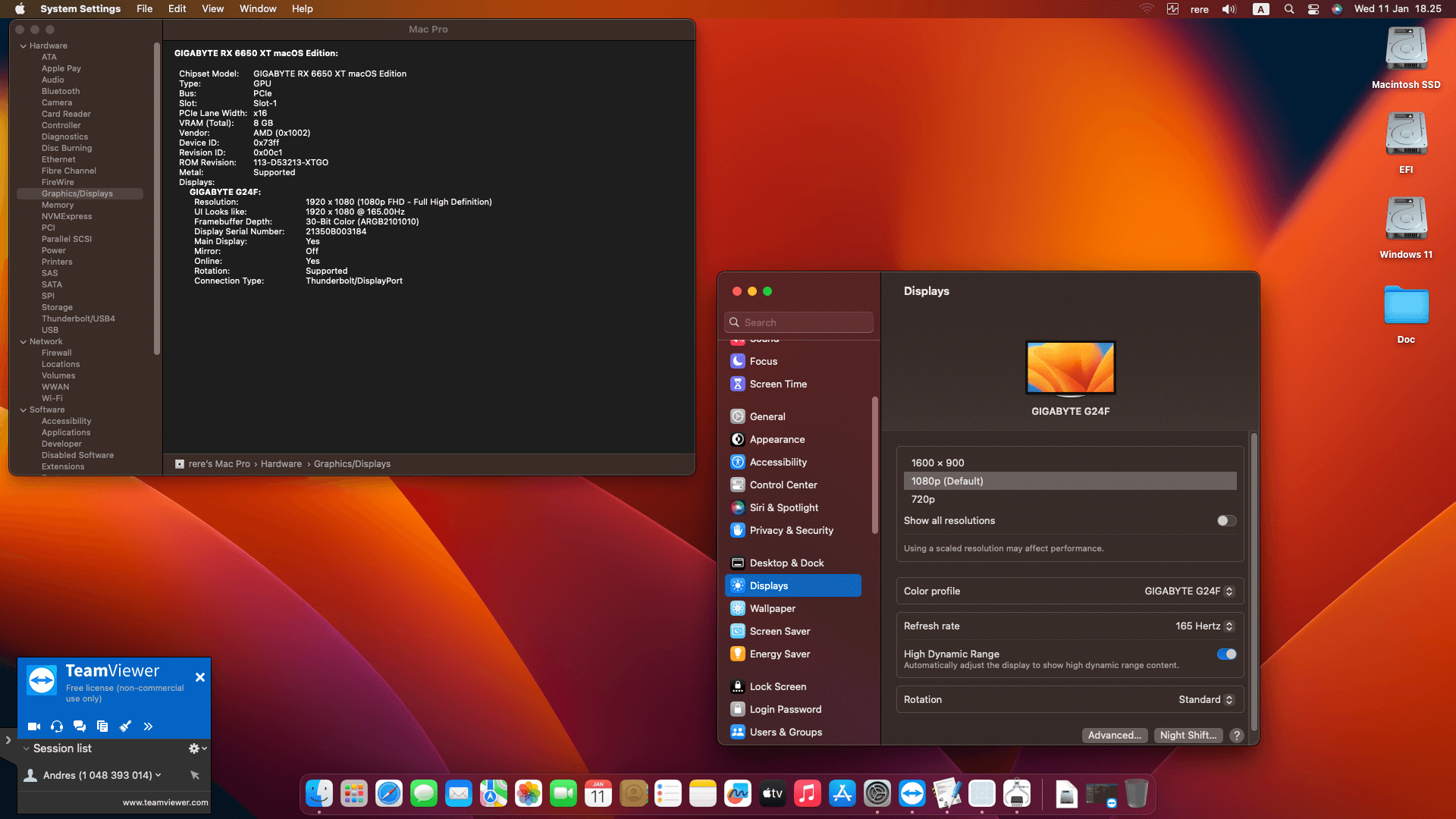 Asus ROG Strix B660 G Gaming Wifi + Intel Core i7 13700 + Gigabyte RX 6650 XT   OpenCore 5