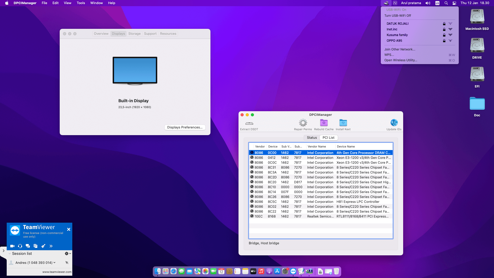 MSI H81M E33 + Intel Core i5 4460   OpenCore 2