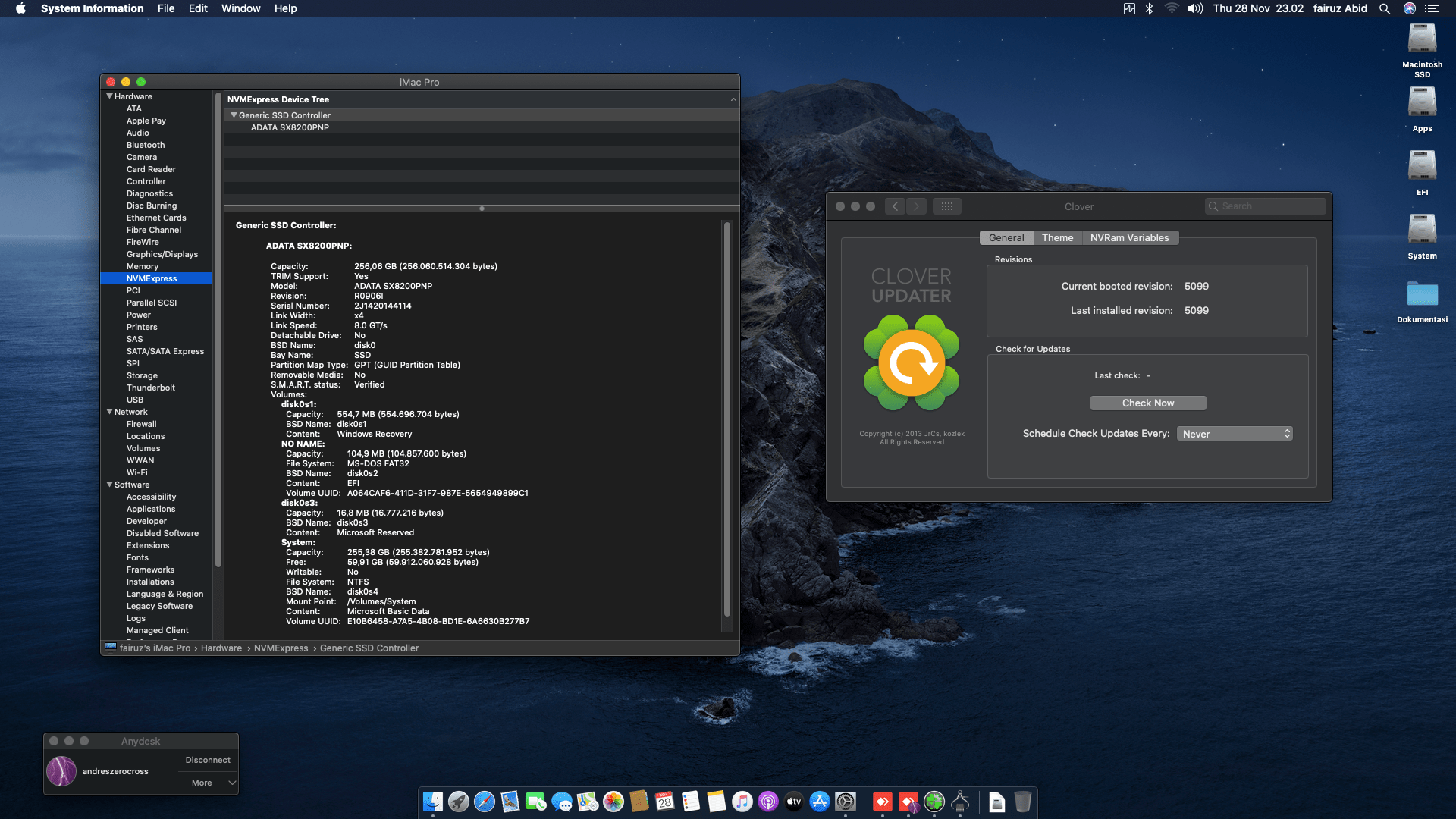 Gigabyte B365 M Aorus Elite + Intel Core i9 9900KF + MSI RX 5700XT 8
