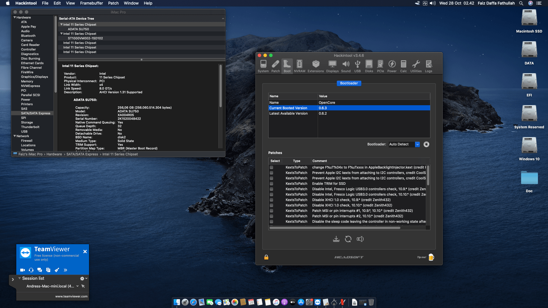 Gigabyte GA A320M S2H + AMD Ryzen 5 3400G + Sapphire RX 580   OpenCore 8