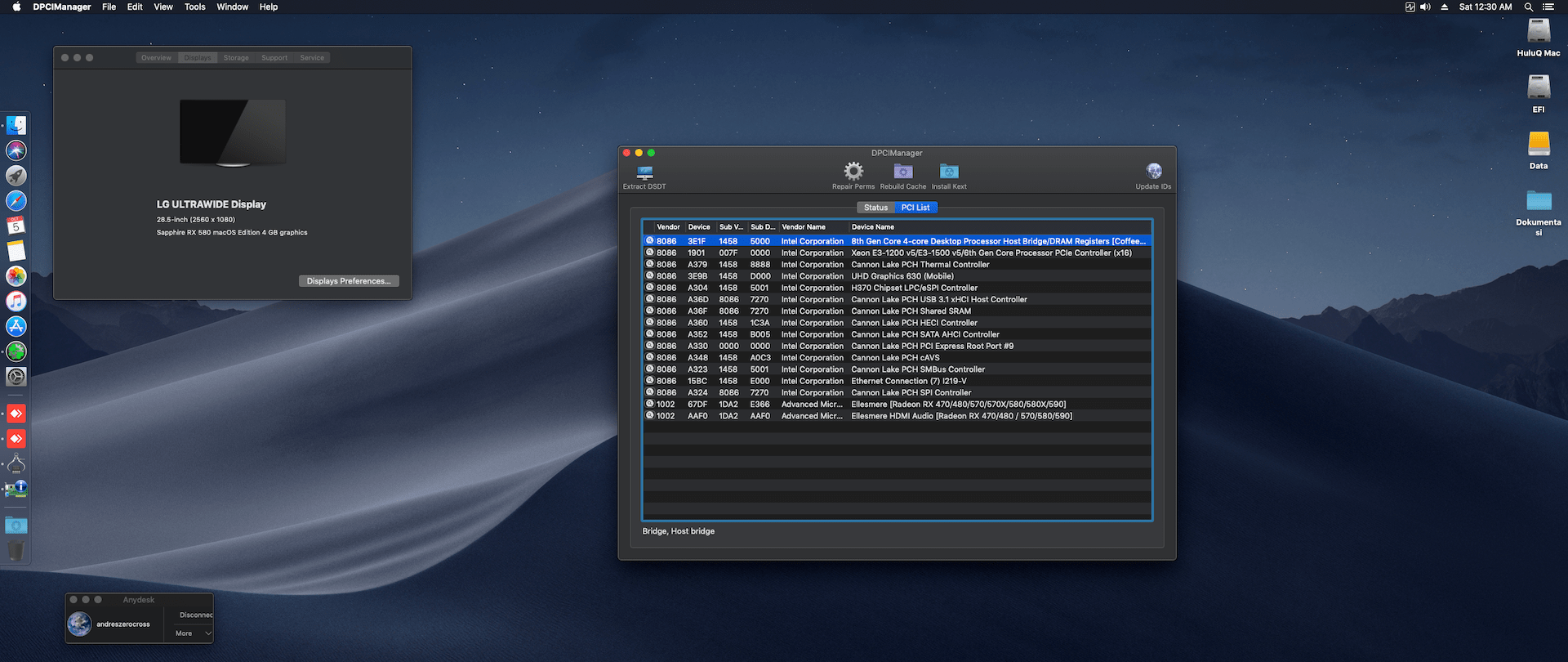 Gigabyte H370 Aorus Gaming 3 + Intel Core i3 8100 + Sapphire RX 580 2