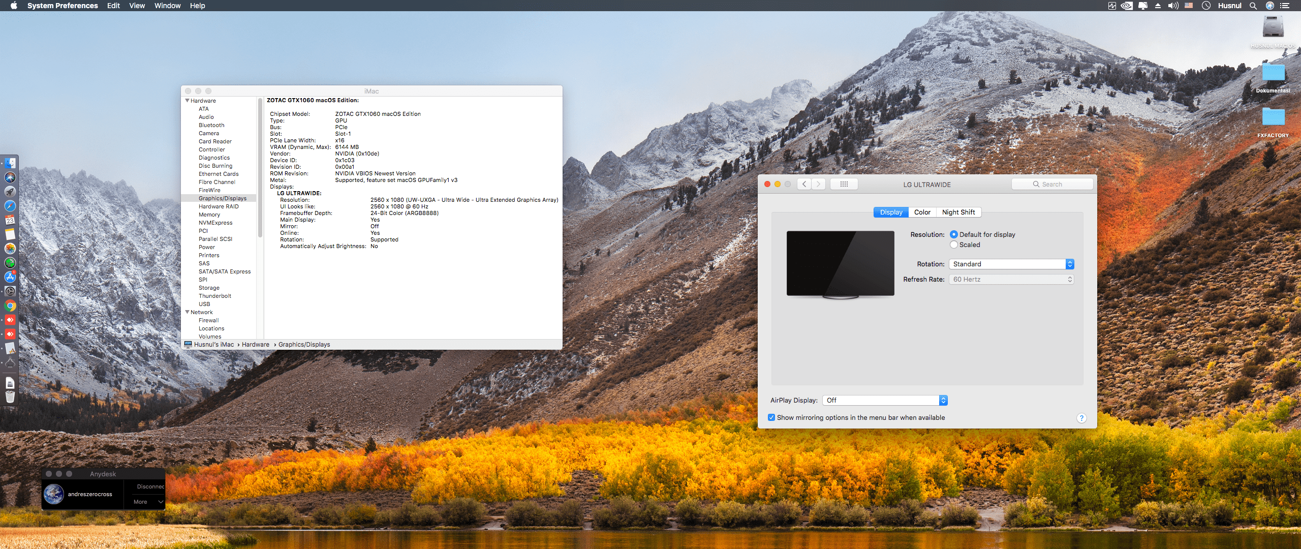 Gigabyte H370 Aorus Gaming 3 + Intel Core i3 8100 + Zotac GTX 1060 5