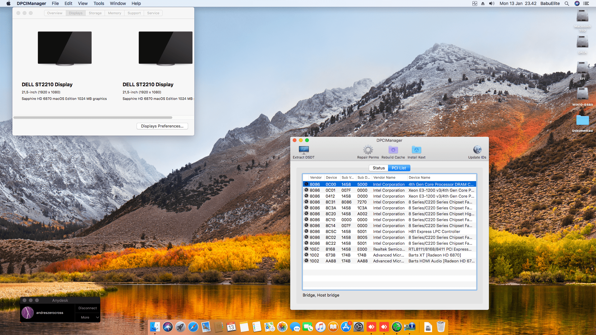Gigabyte H81M DS2 + Intel Core i3 4160 + Sapphire HD 6870 3