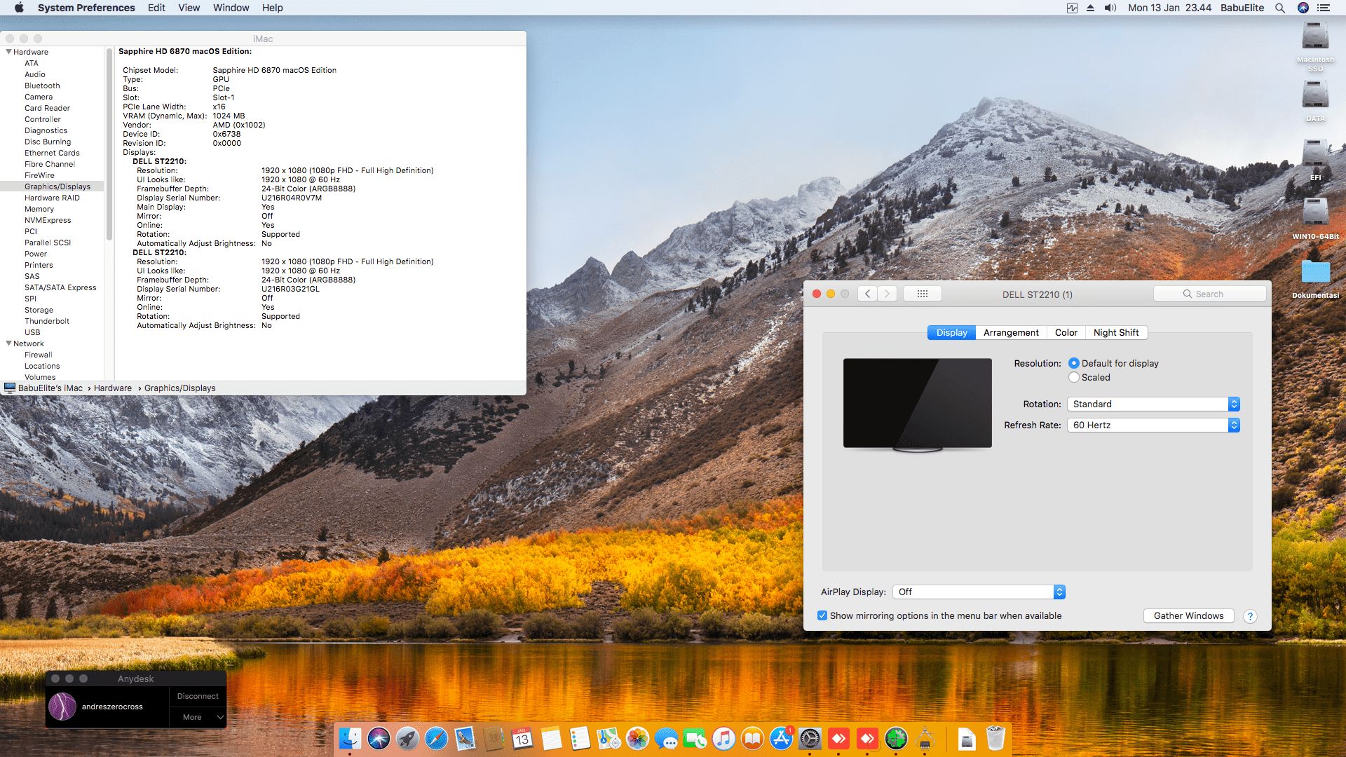 Gigabyte H81M DS2 + Intel Core i3 4160 + Sapphire HD 6870 7
