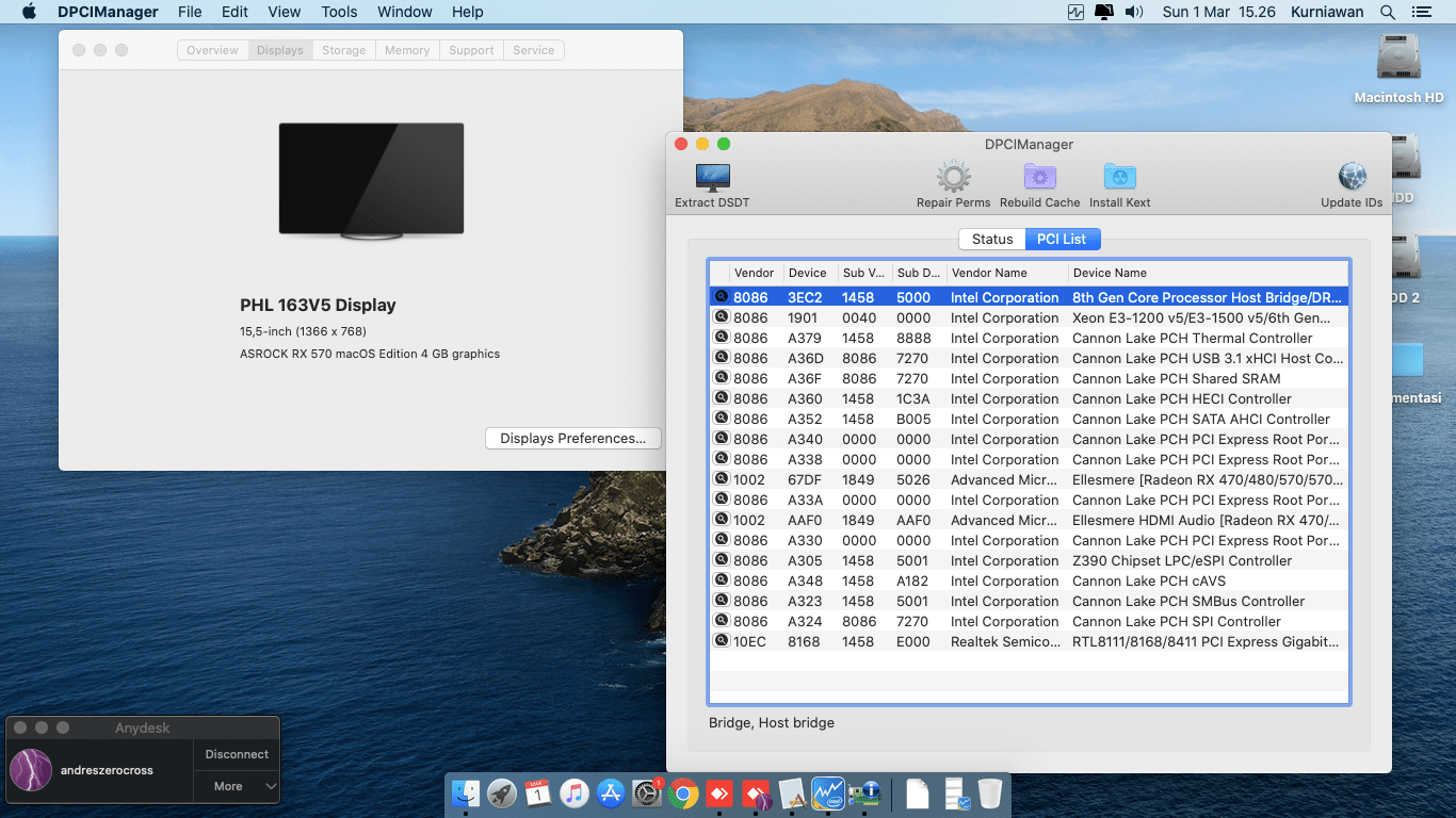 Gigabyte Z390 UD + Intel Core i5 9400F + Asrock RX 570 2