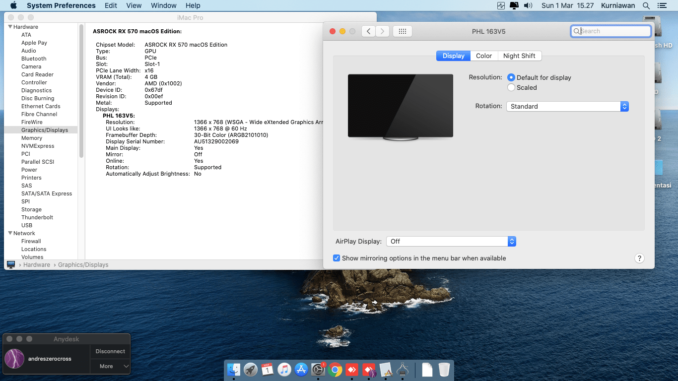 Gigabyte Z390 UD + Intel Core i5 9400F + Asrock RX 570 5