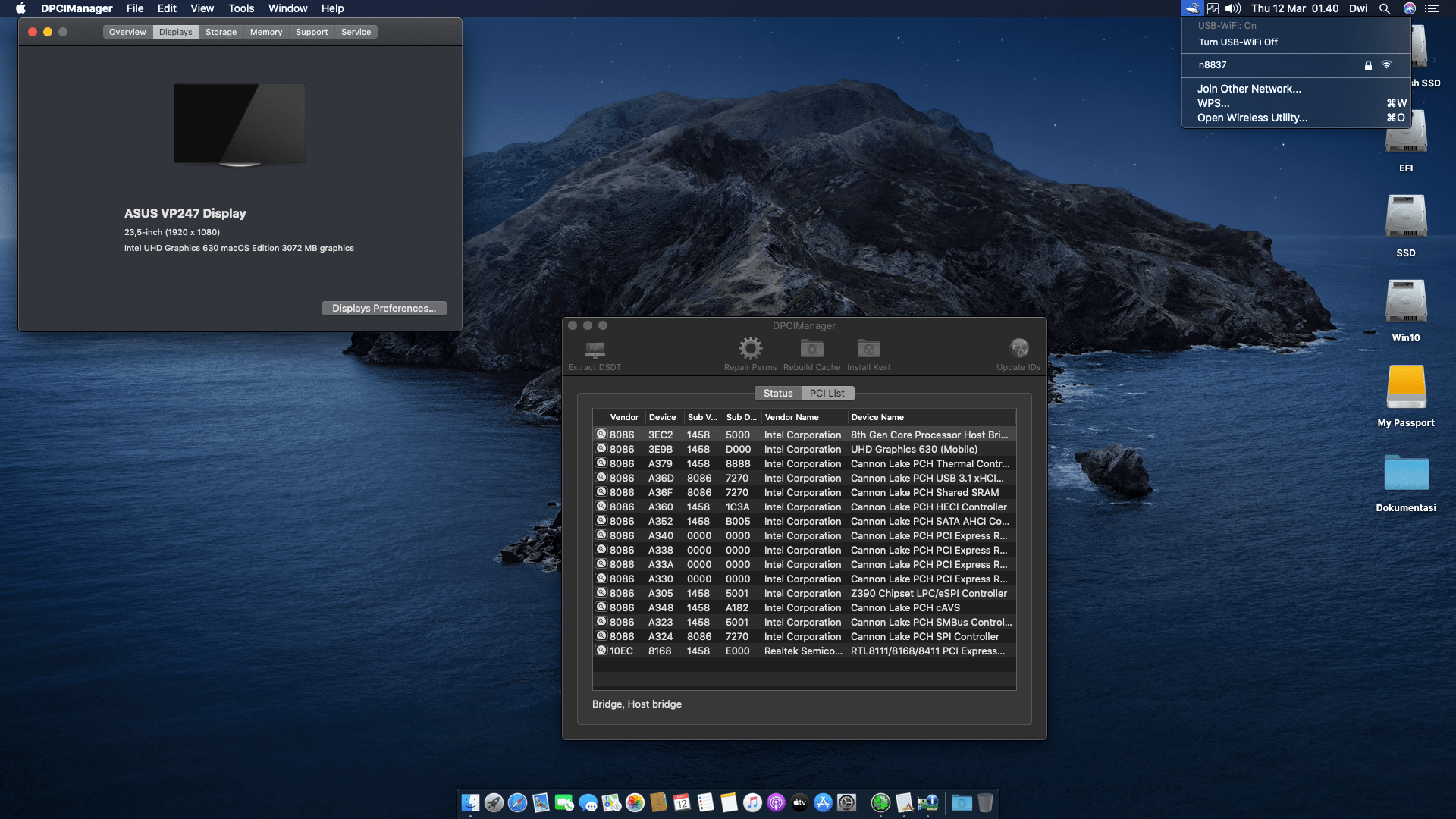 Gigabyte Z390 UD 2nd + Intel Core i5 9400 2
