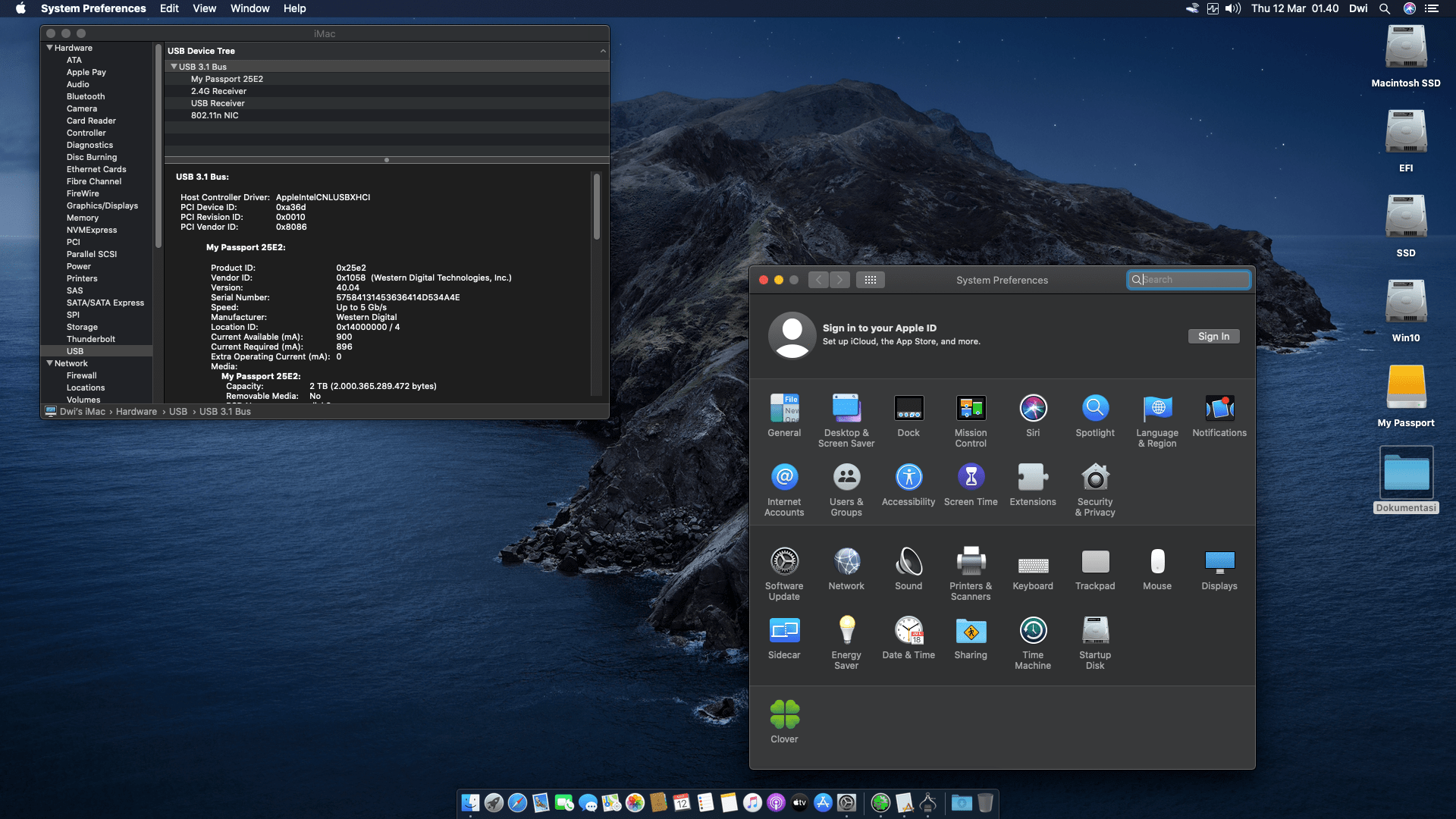 Gigabyte Z390 UD 2nd + Intel Core i5 9400 3