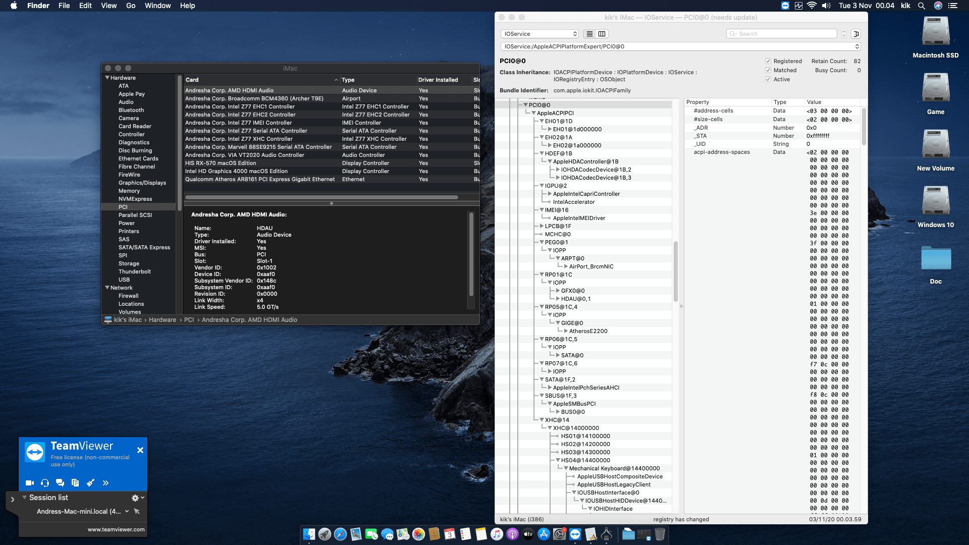 Gigabyte Z77M D3H + Intel Core i7 3770 + HIS RX 570 OpenCore 9