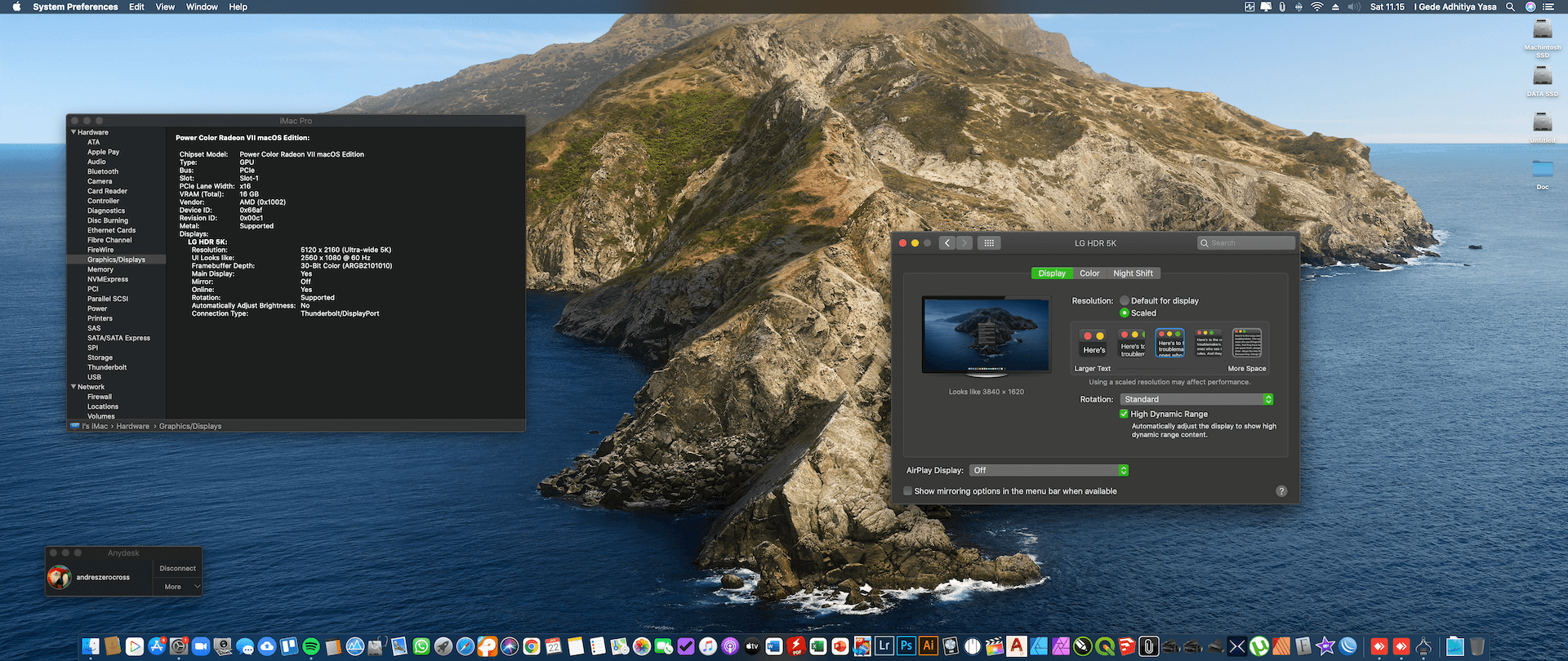 Gigabyte Z390 Aorus Xtreme + Intel Core I9 9900 + Power Color AMD Radeon VII   OpenCore 7