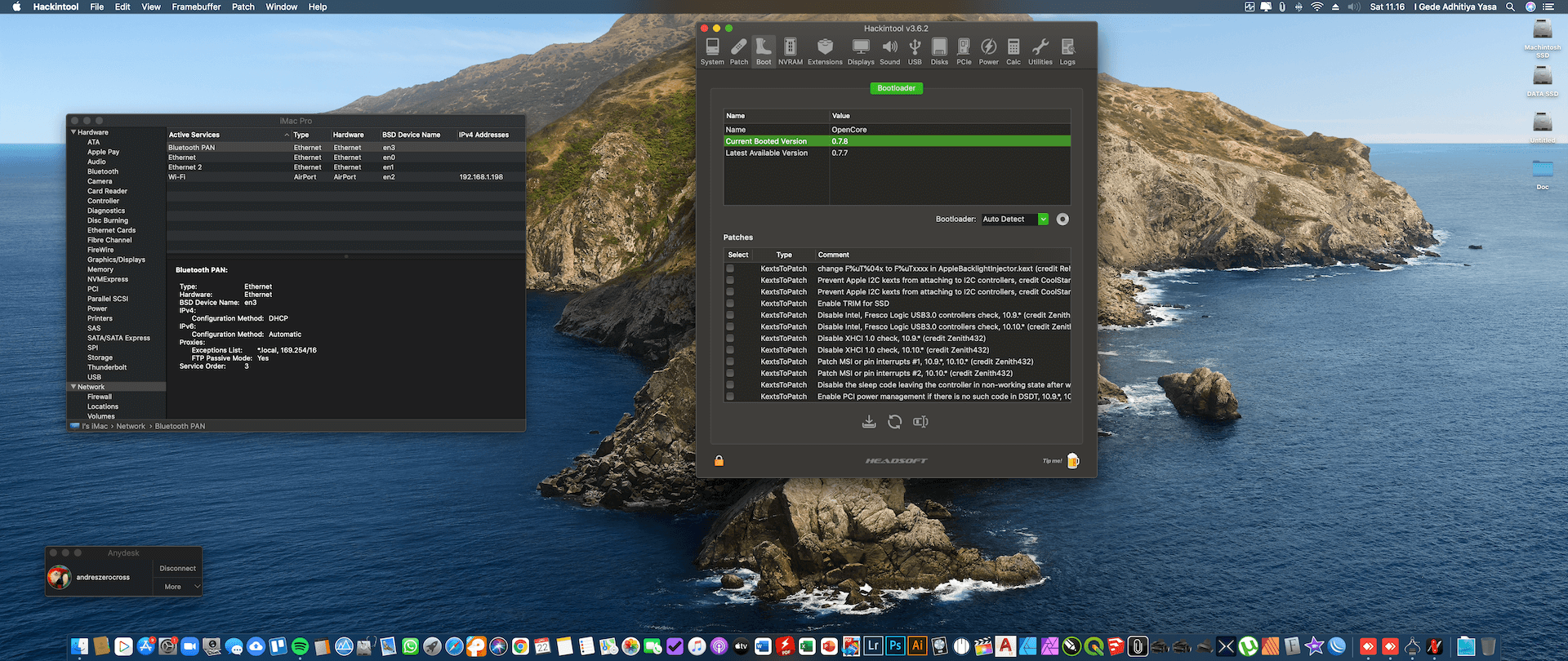 Gigabyte Z390 Aorus Xtreme + Intel Core I9 9900 + Power Color AMD Radeon VII   OpenCore 8