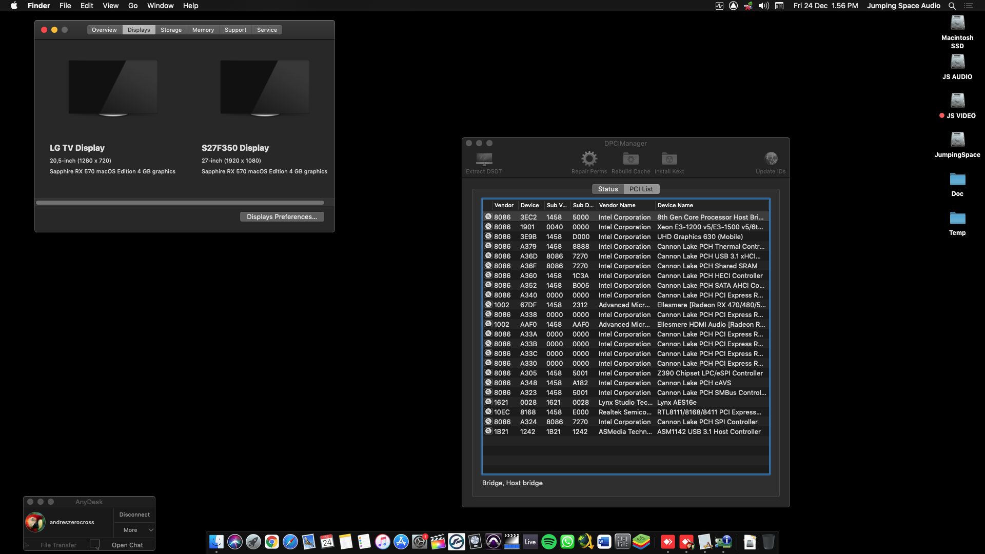 Gigabyte Z390 UD + Intel Core i7 8700 + Sapphire RX 570   OpenCore 2